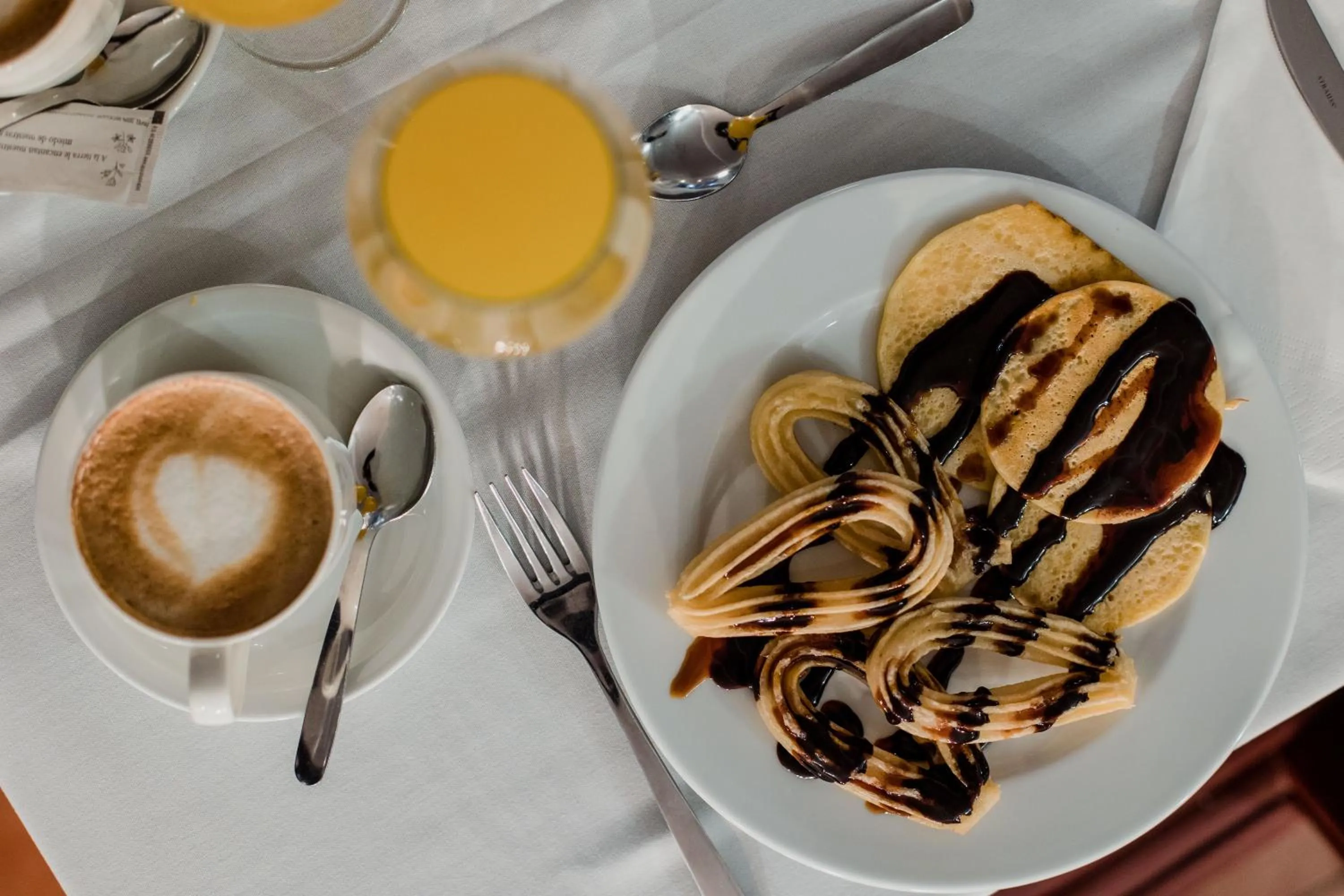 Buffet breakfast in Mont Blanc