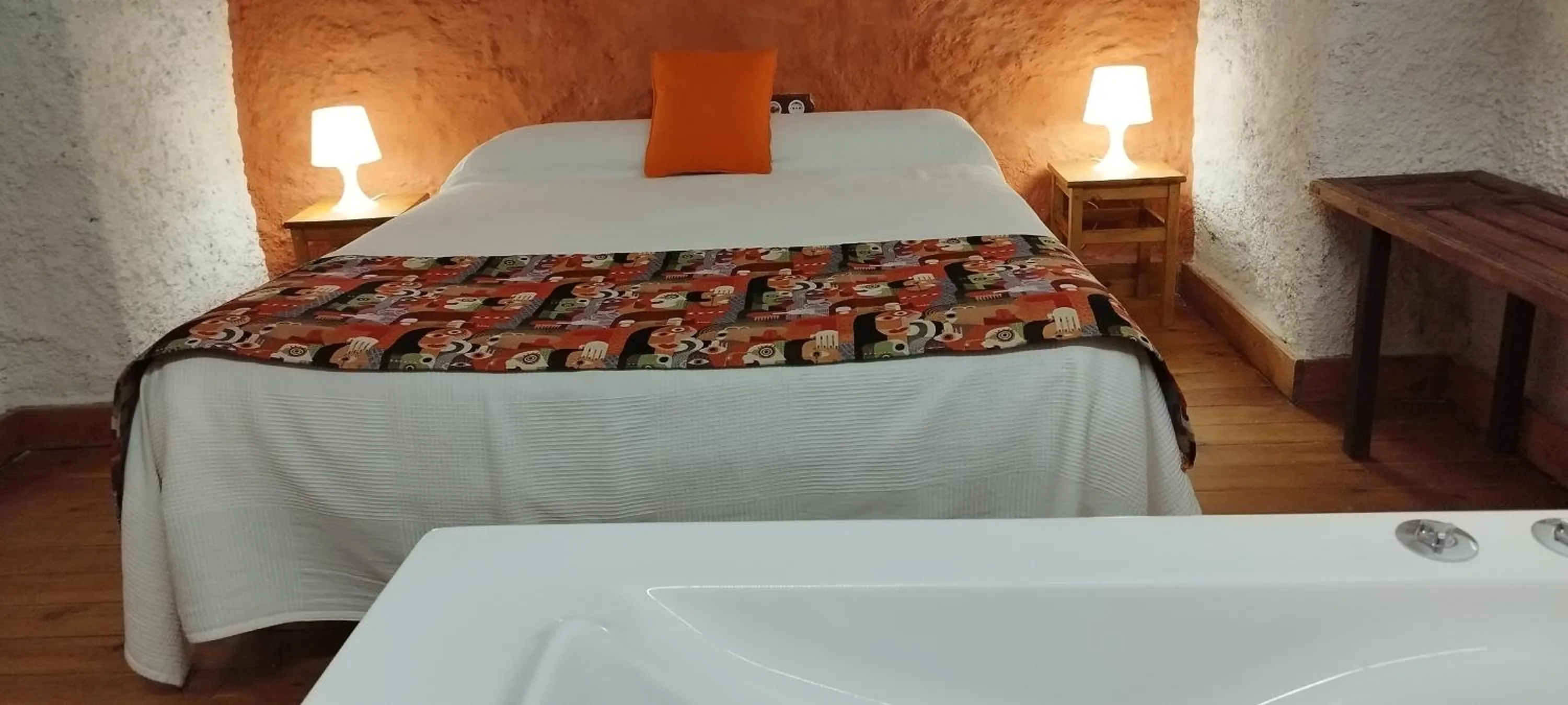 Bed in Casas Cueva y Cortijo La Tala en Guadix