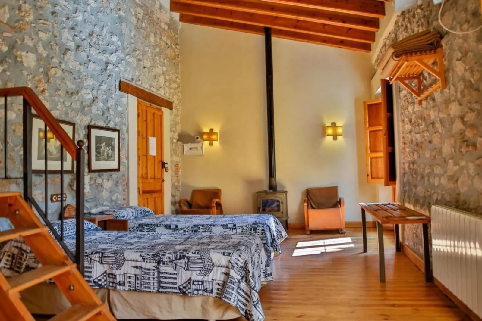 Bedroom, Bed in Casas Cueva y Cortijo La Tala en Guadix