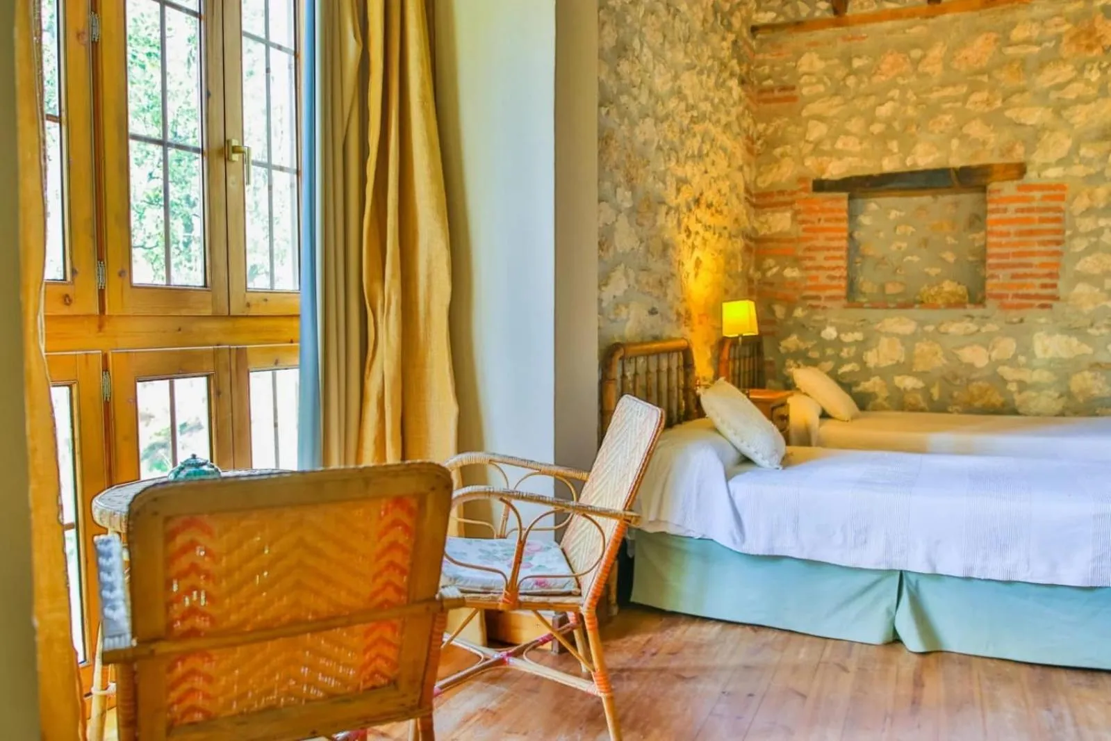 Bed in Casas Cueva y Cortijo La Tala en Guadix