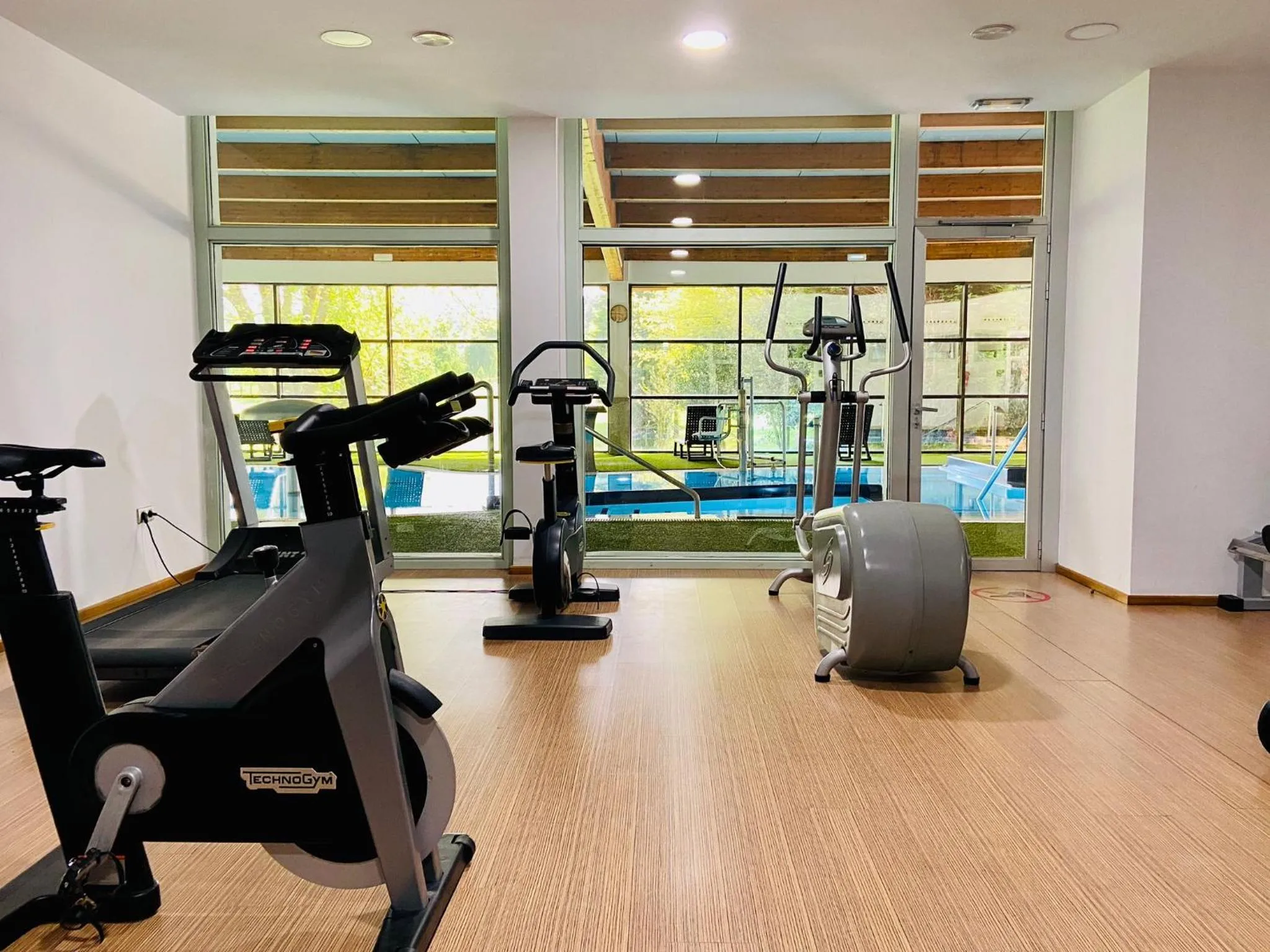 Fitness centre/facilities in Oca Palacio De La Llorea Hotel & Spa