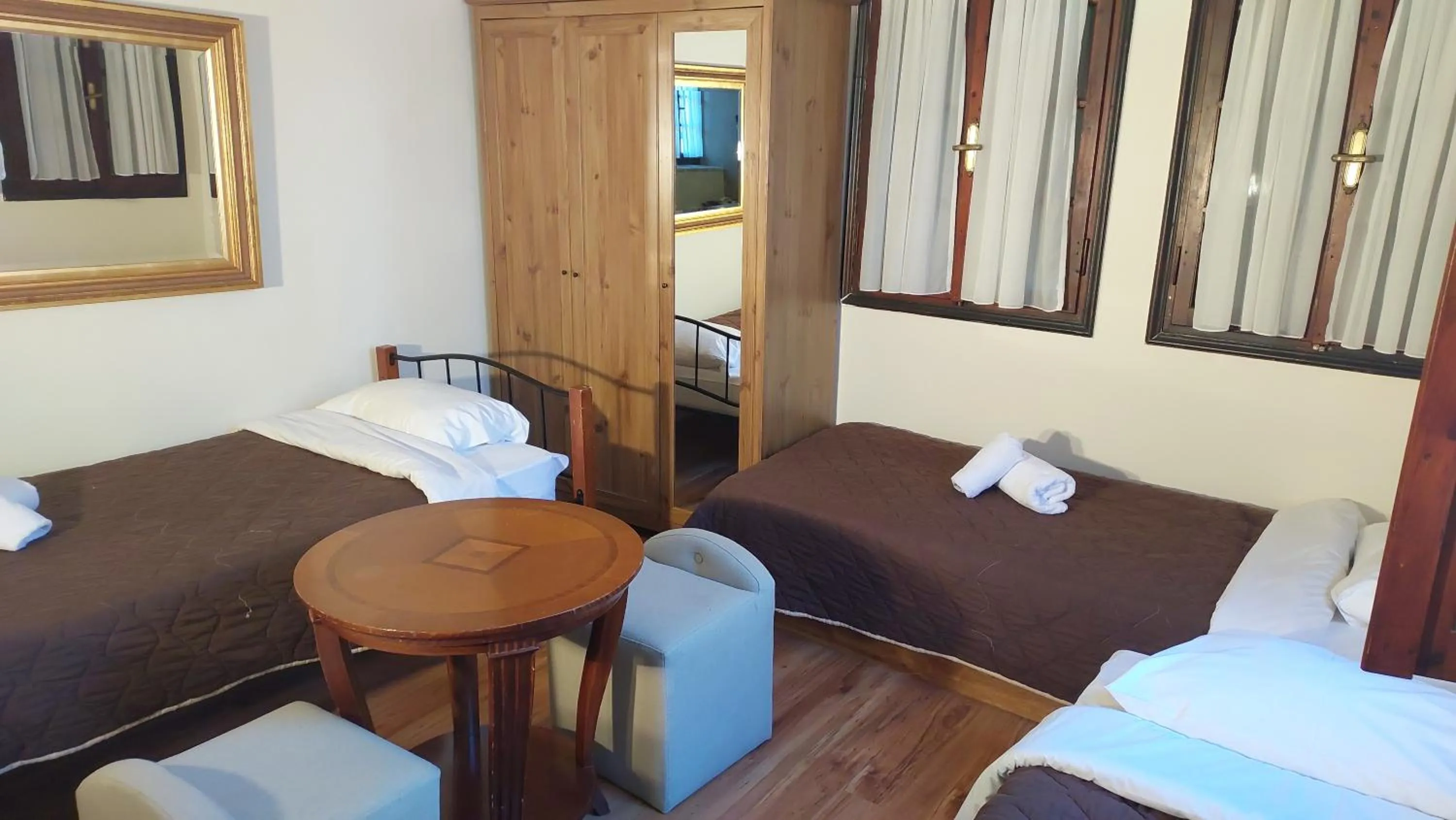 Bed in Alkistis Hotel