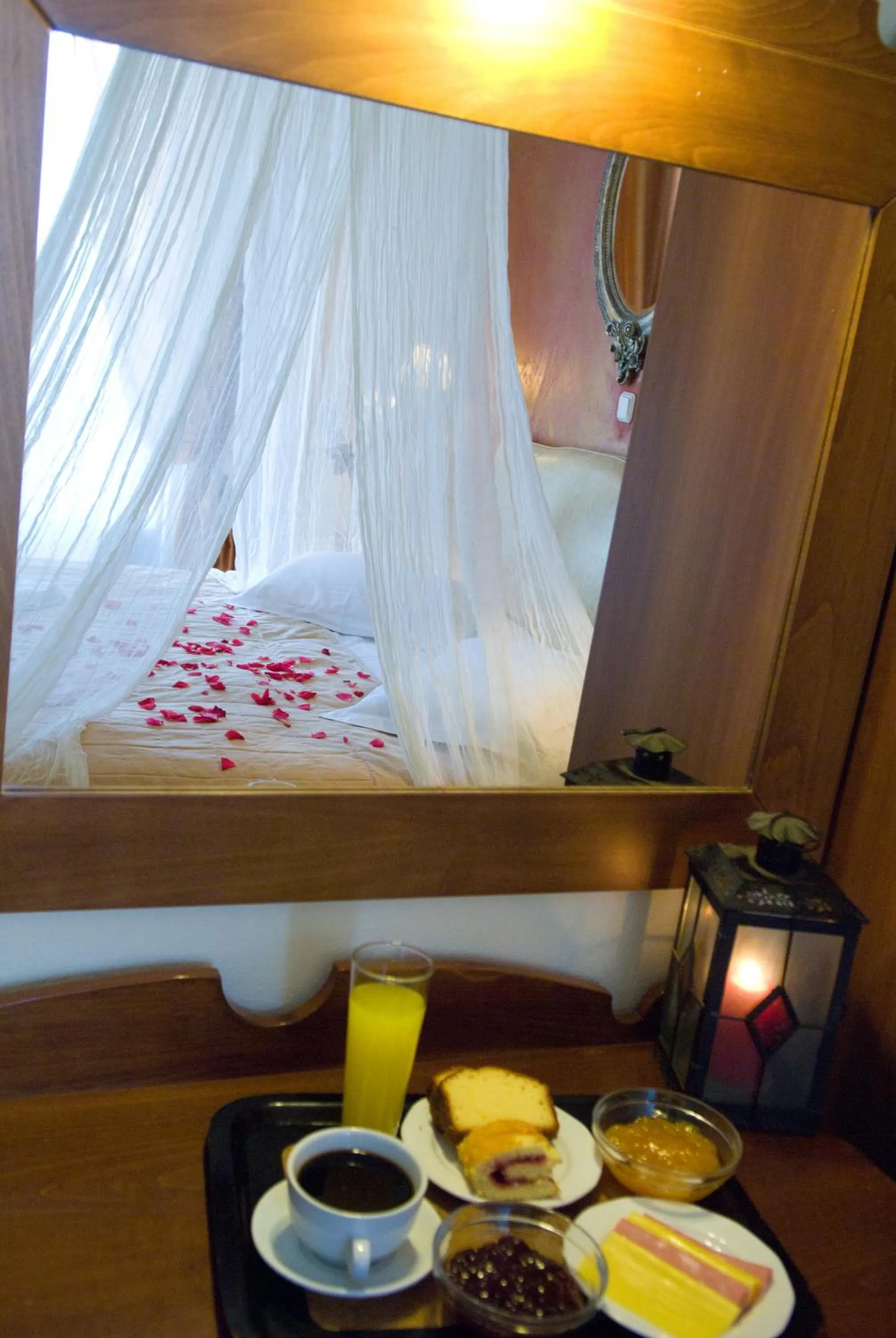 Bed in Alkistis Hotel