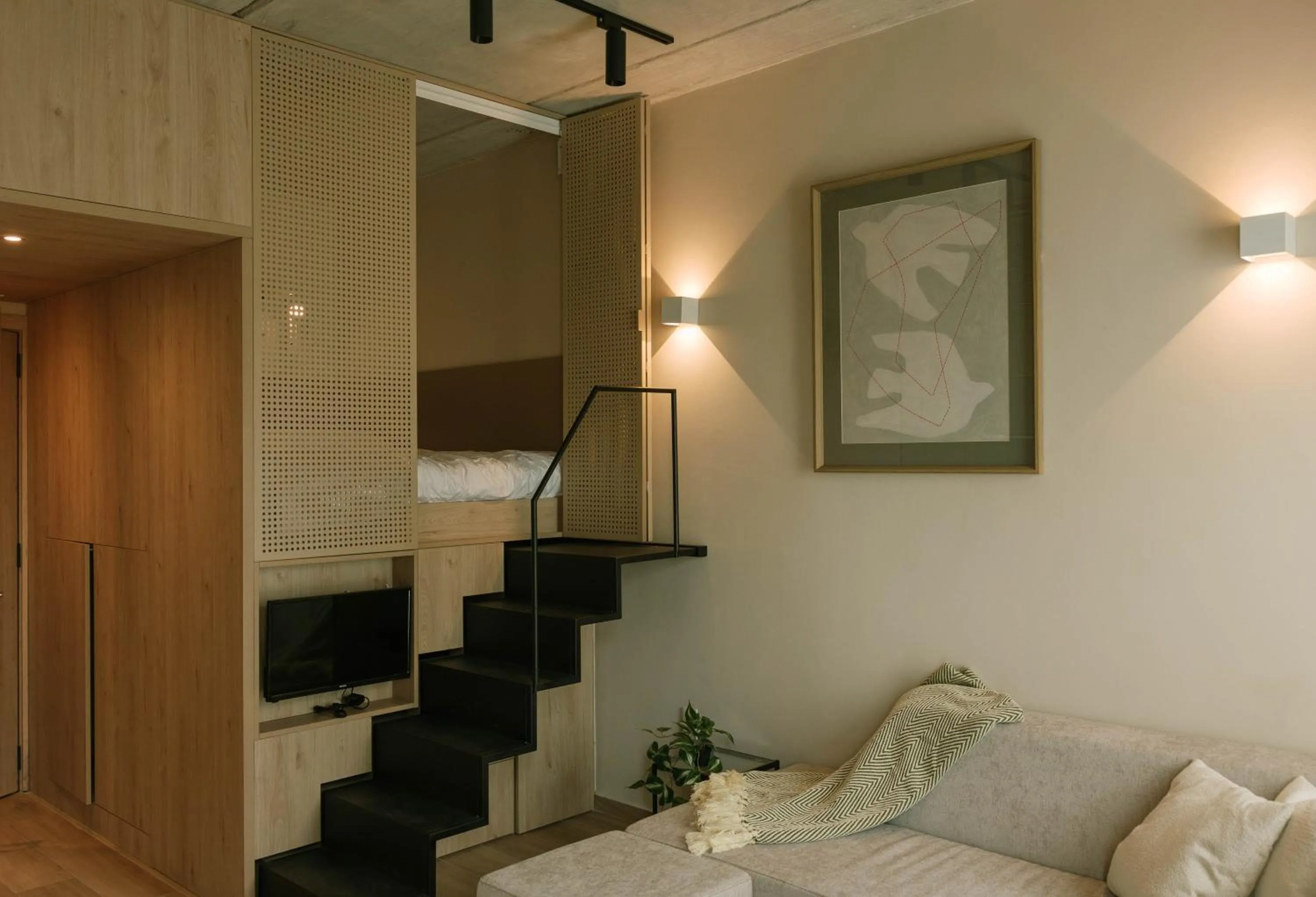 Photo of the whole room, Bed in Mutuo Vive