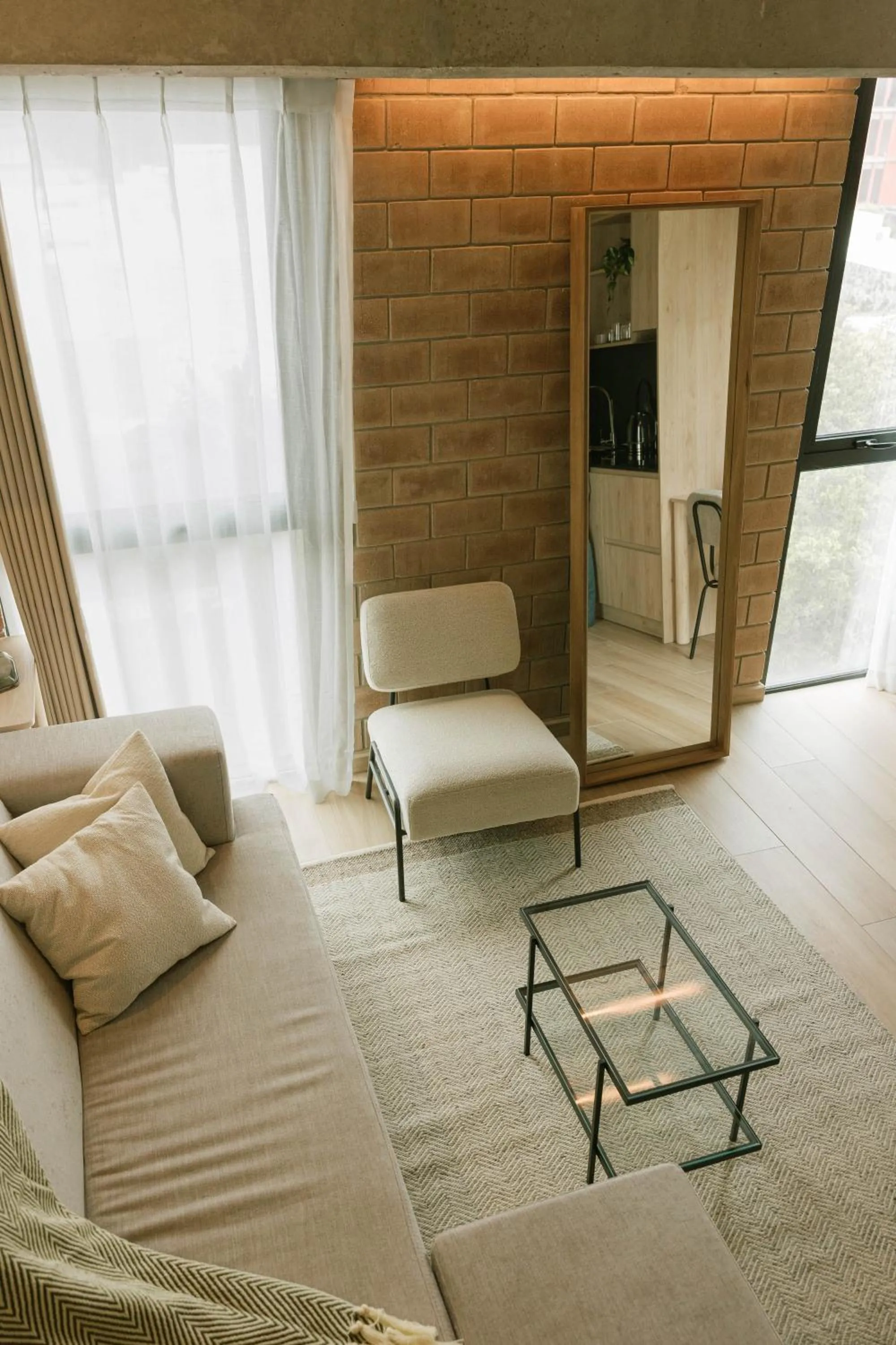 Seating area in Mutuo Vive