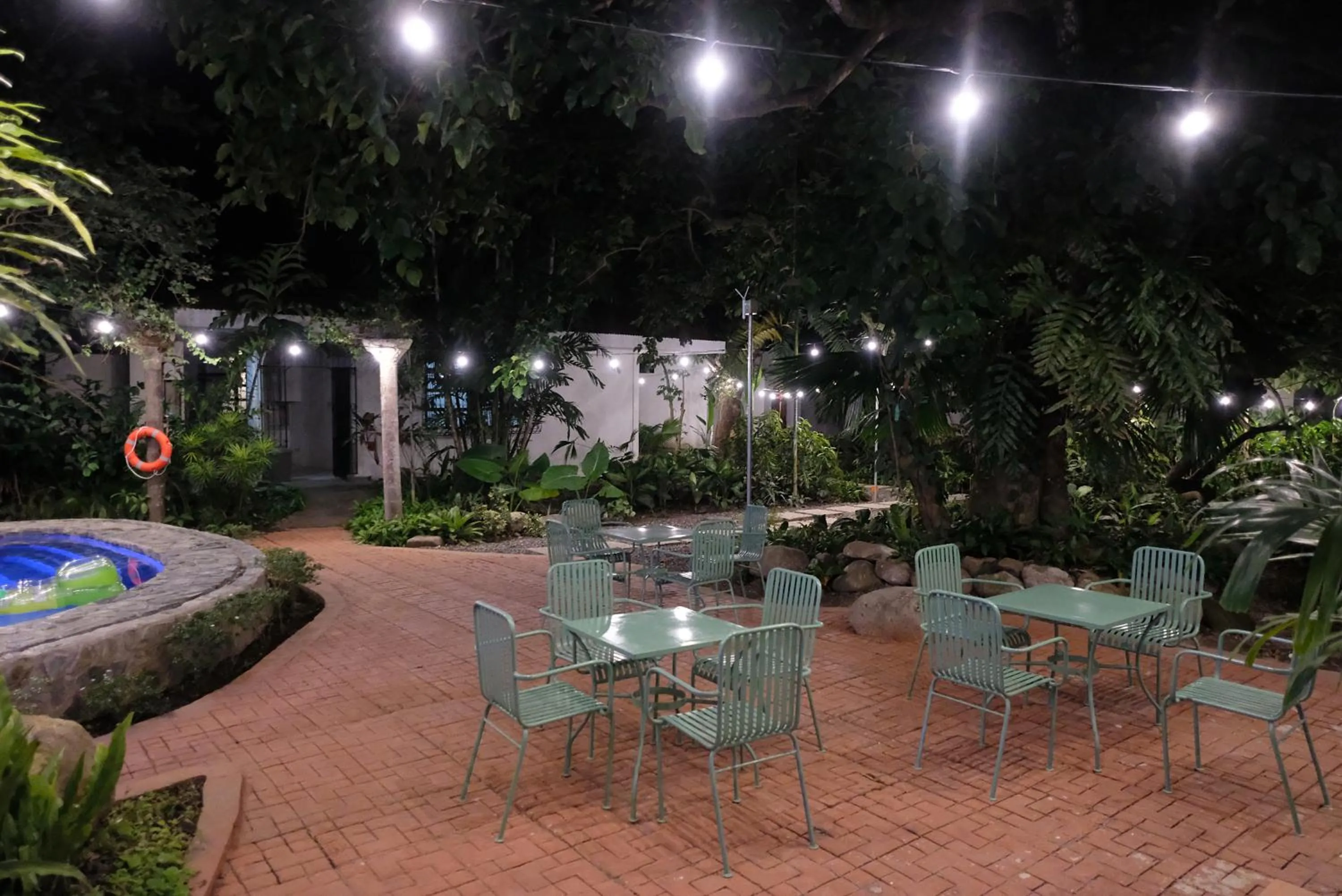 Garden in Mad Monkey Dumaguete