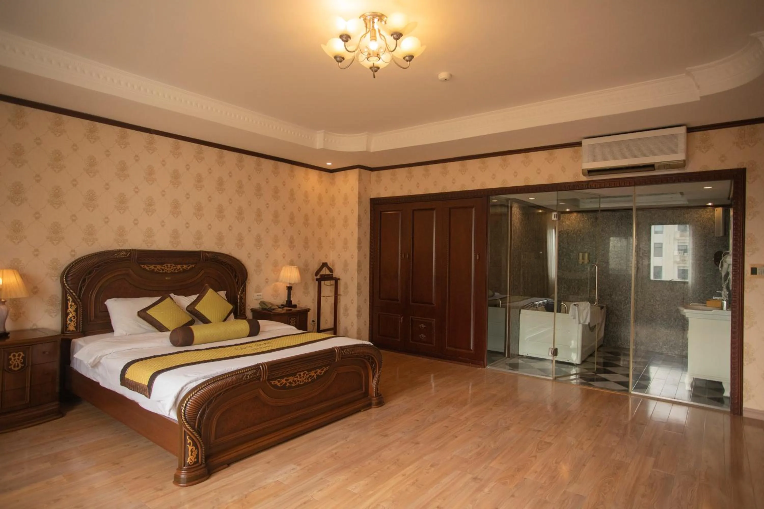 Bed in Sao Mai Hotel