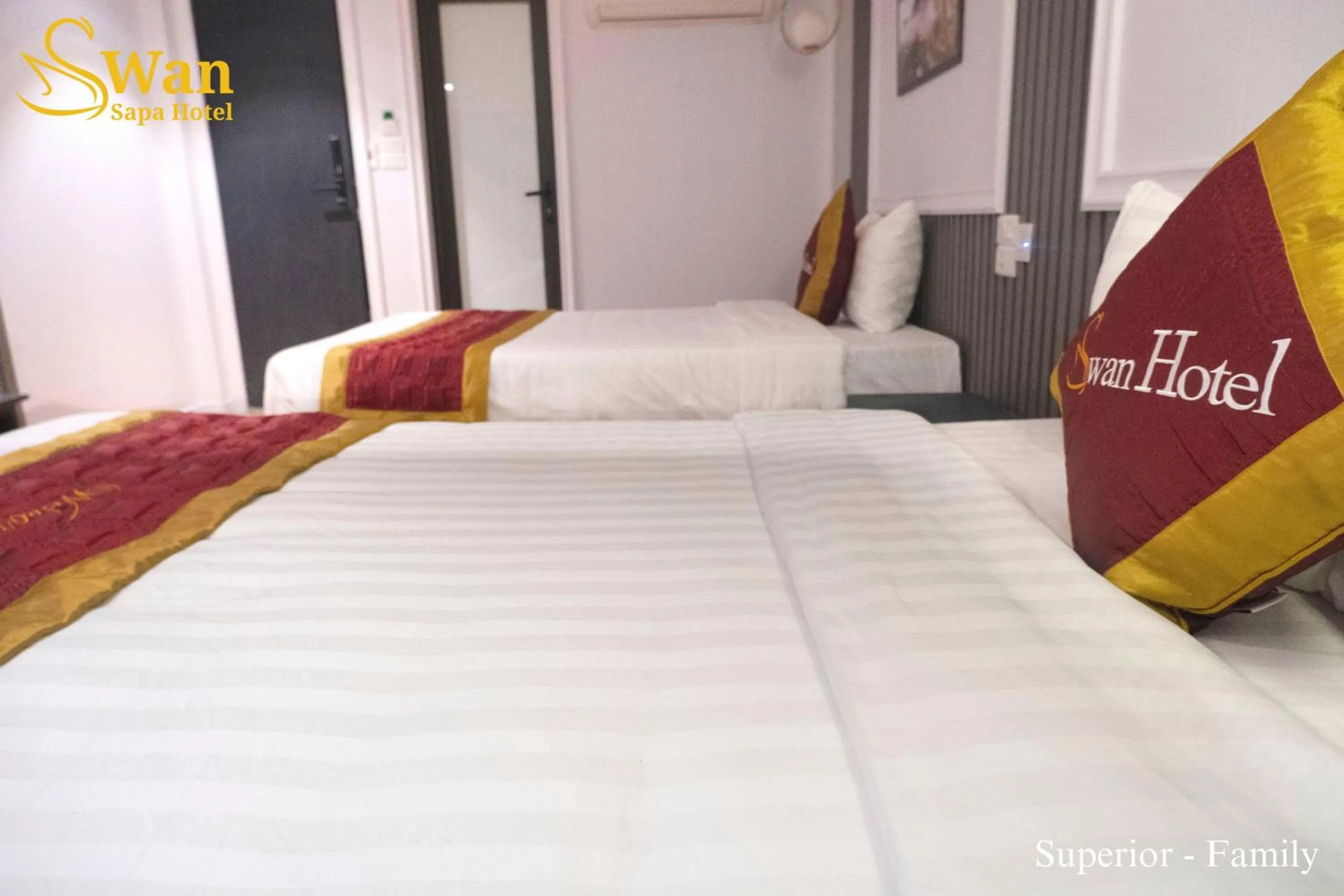 Bedroom, Bed in Swan Sapa Hotel