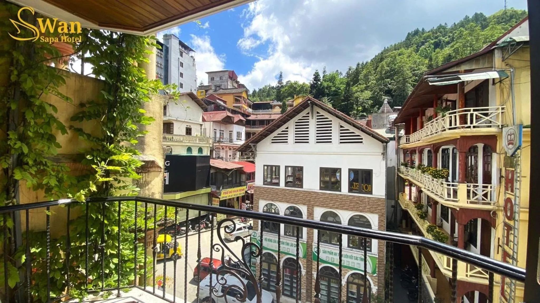 Balcony/Terrace in Swan Sapa Hotel