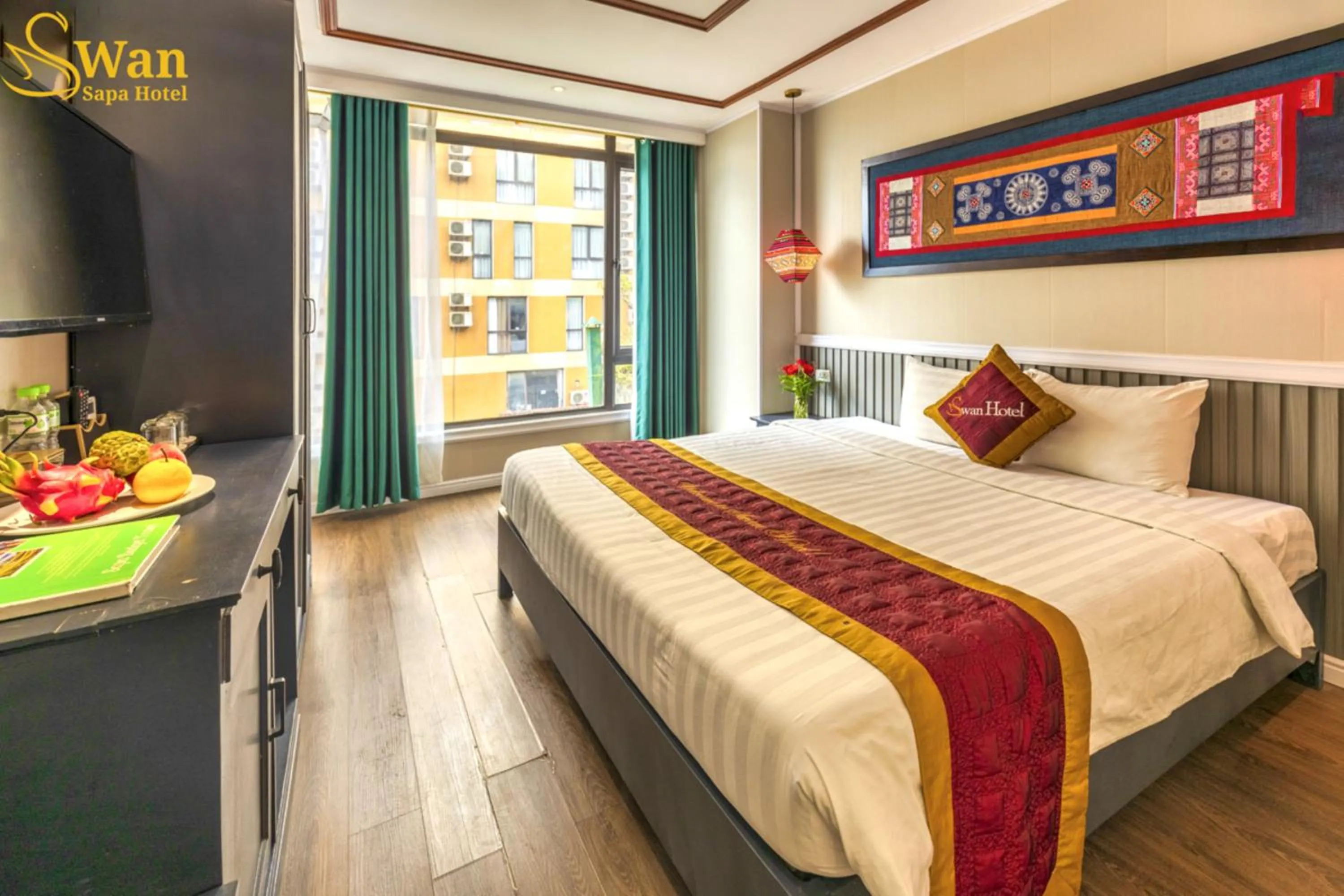 Bedroom, Bed in Swan Sapa Hotel