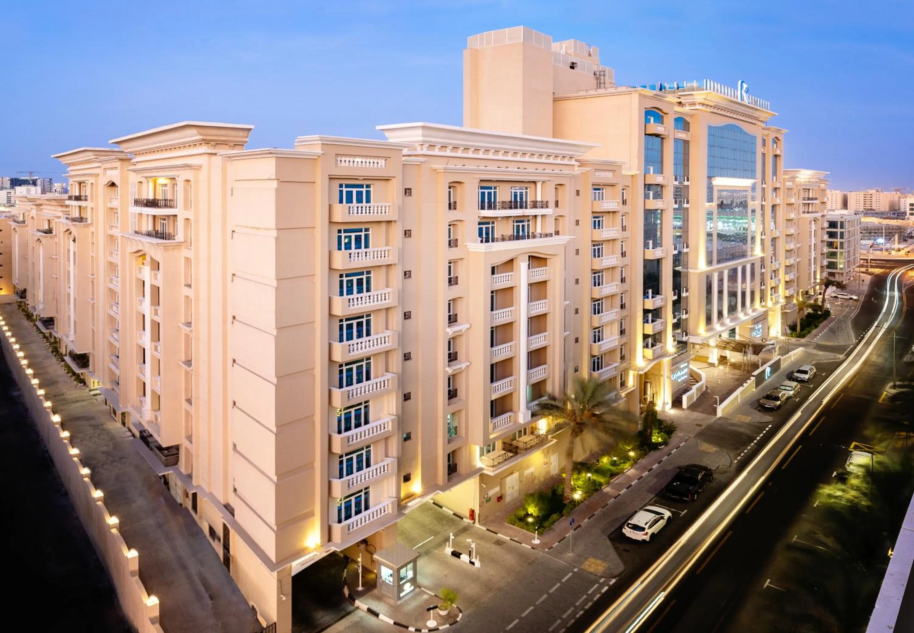 Property building in Riviera Rayhaan by Rotana Doha