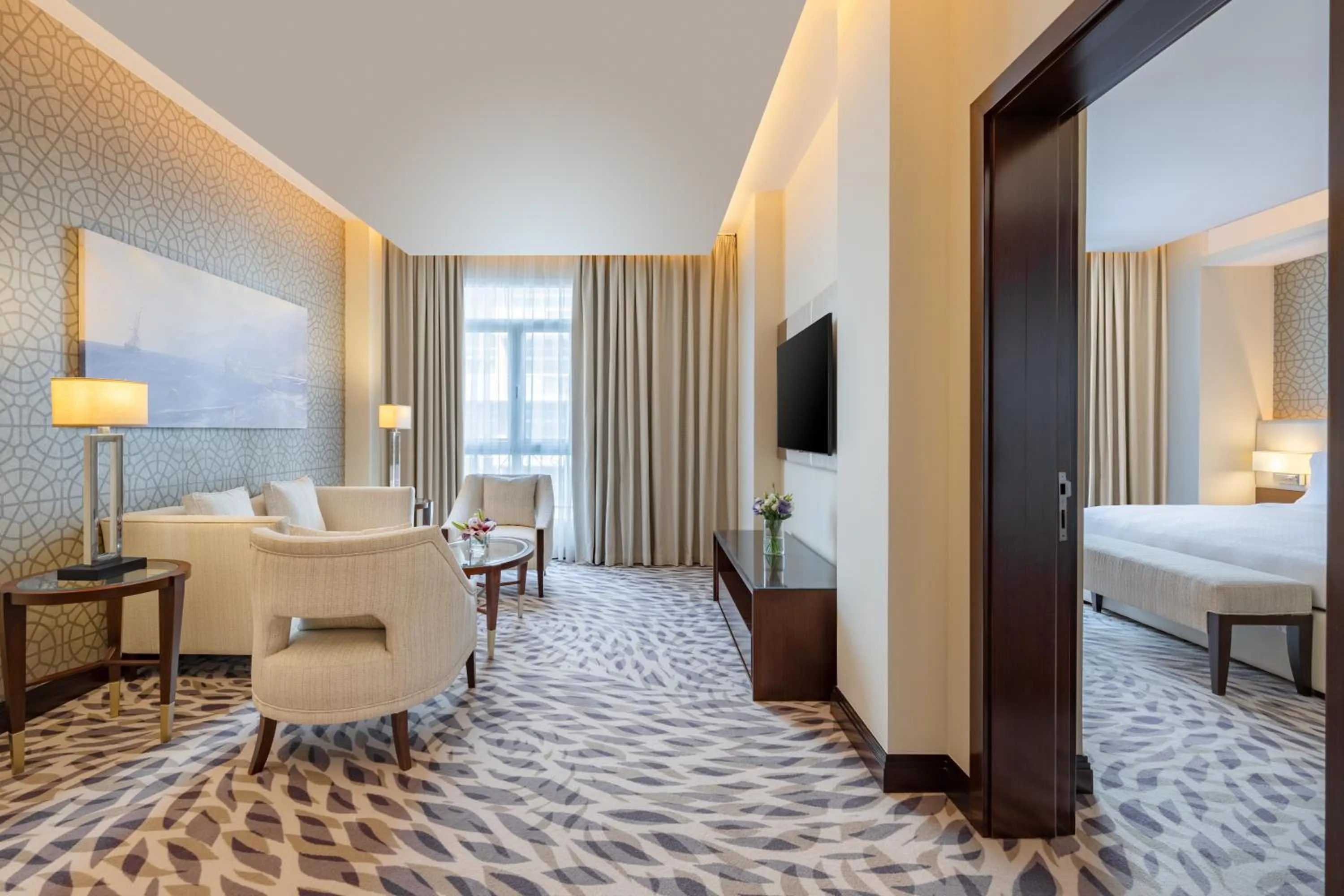 Bed in Riviera Rayhaan by Rotana Doha