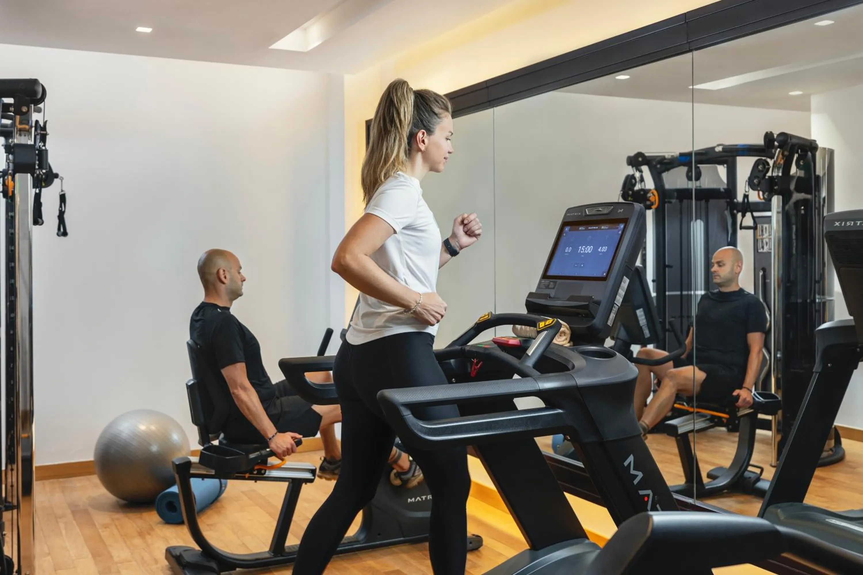 Fitness centre/facilities in Riviera Rayhaan by Rotana Doha