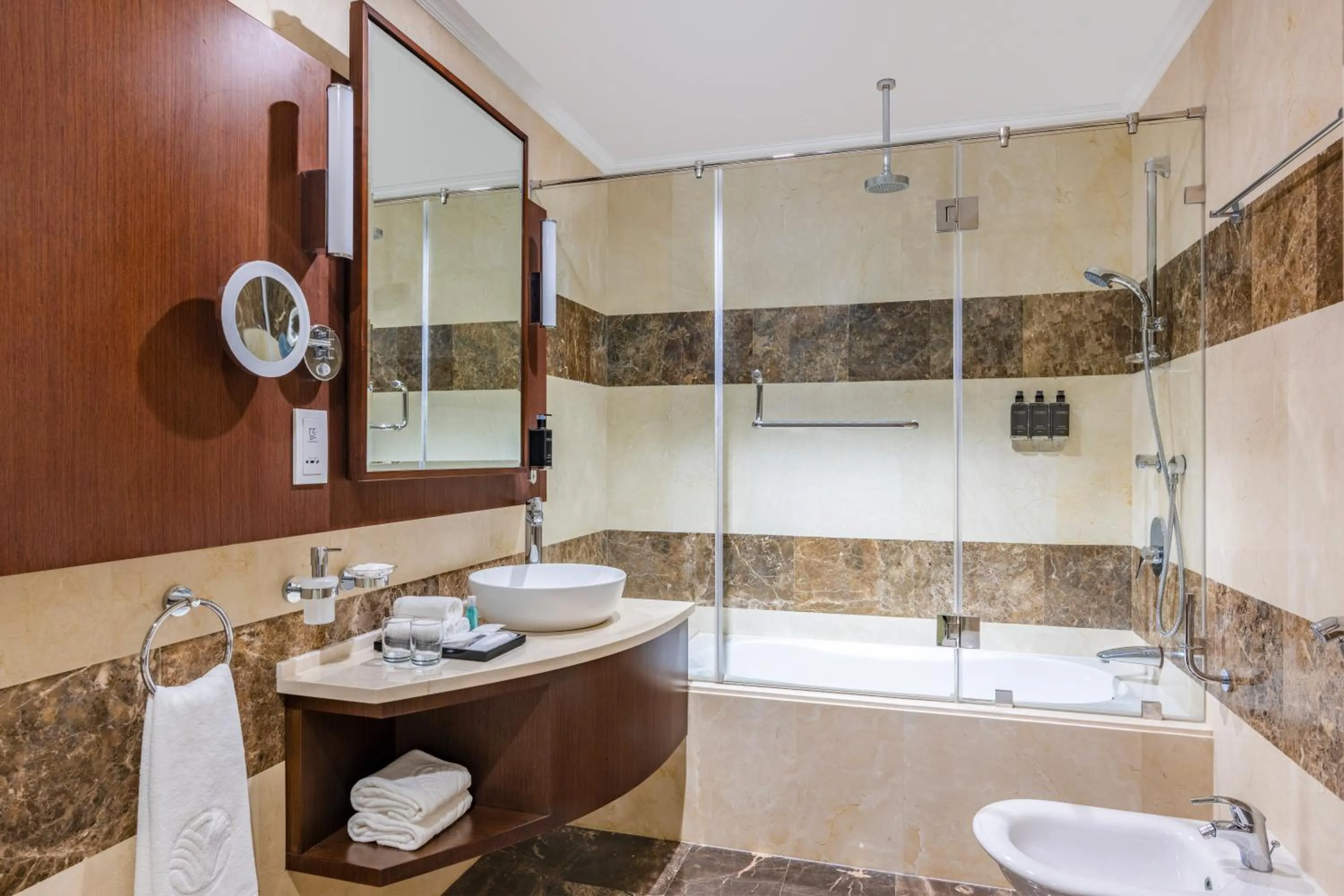 Bathroom in Riviera Rayhaan by Rotana Doha