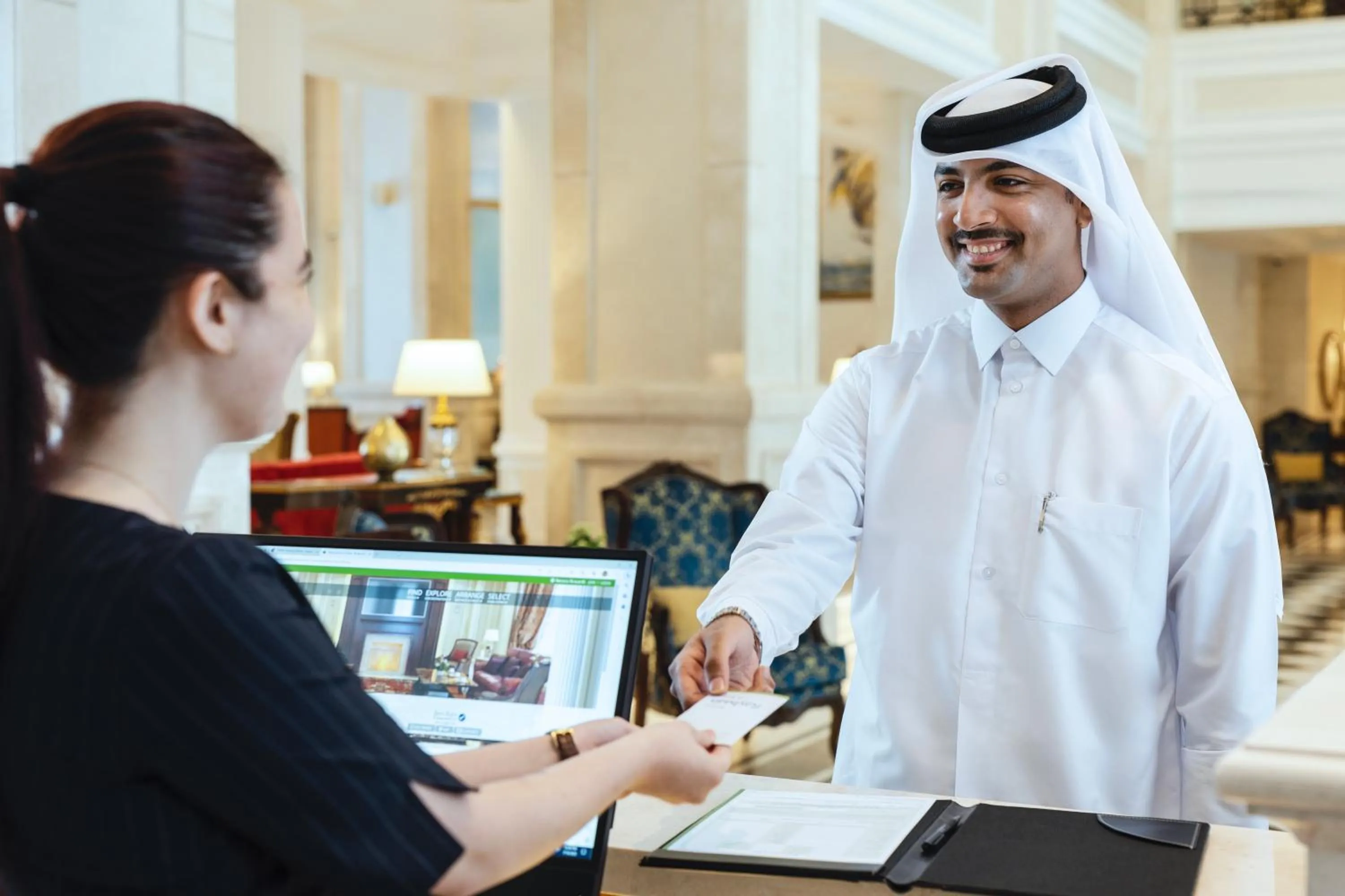 Lobby or reception in Riviera Rayhaan by Rotana Doha