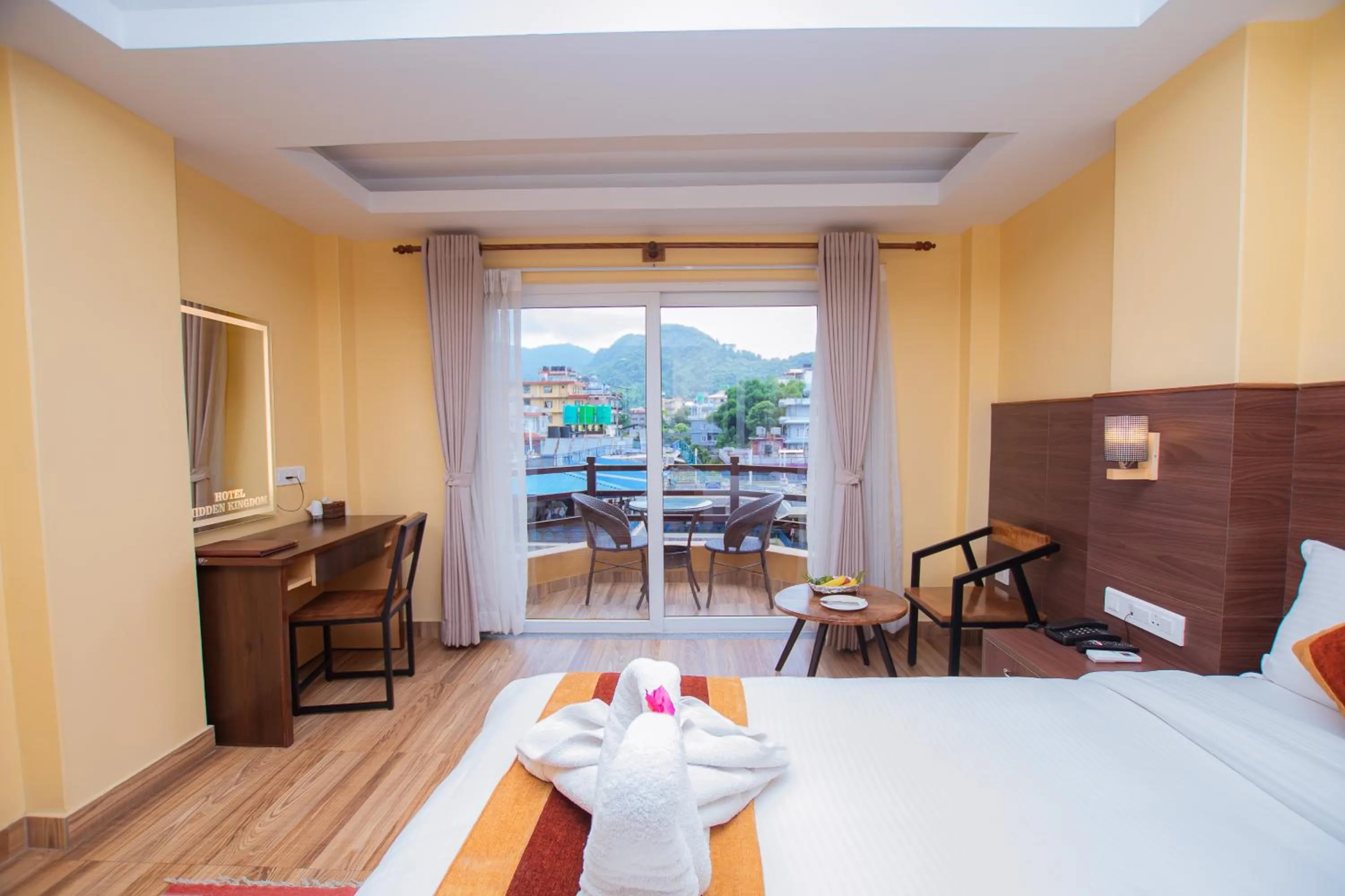 Bed in Hotel Hidden Kingdom