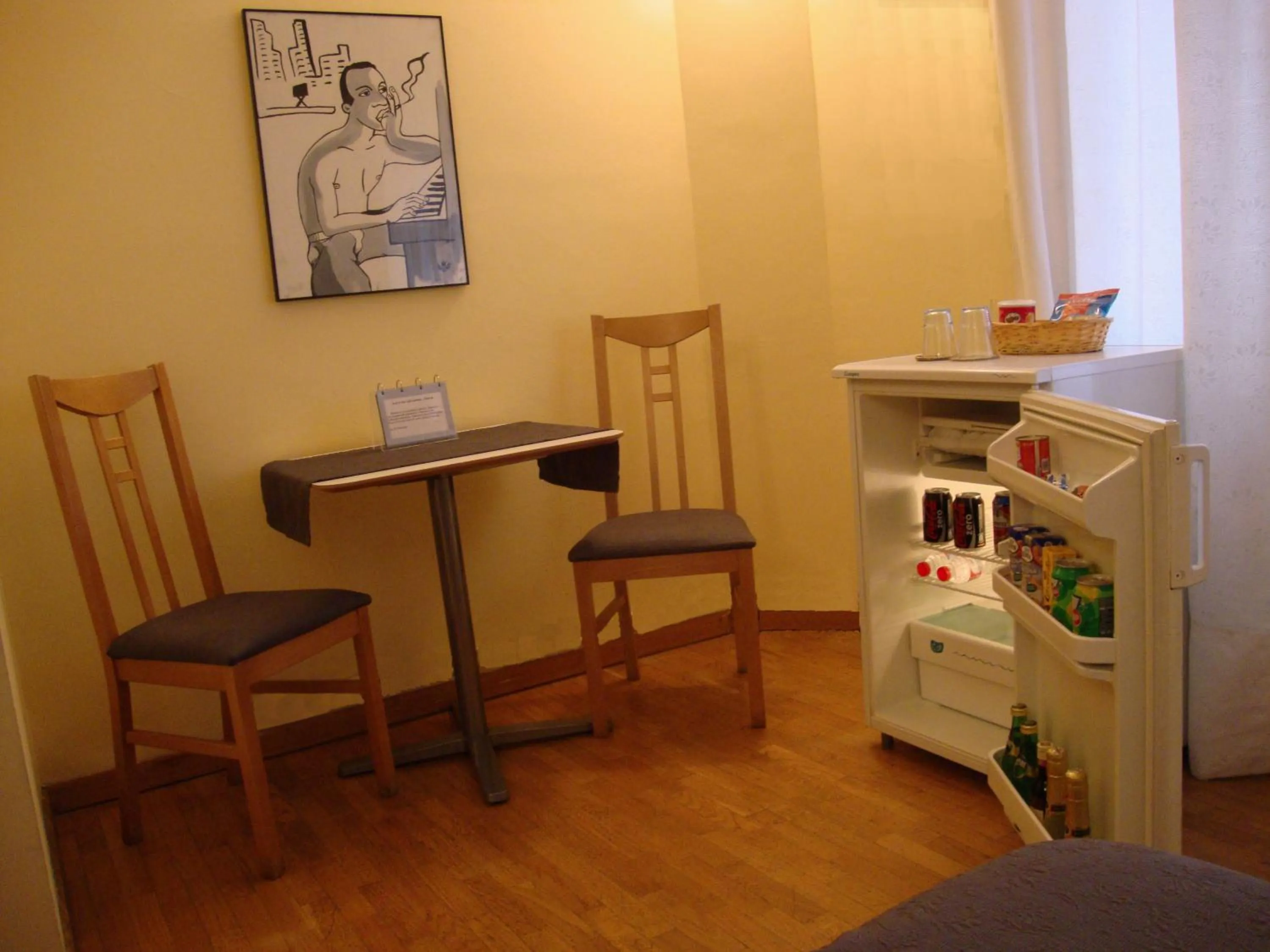 Seating area in Petit Hotel