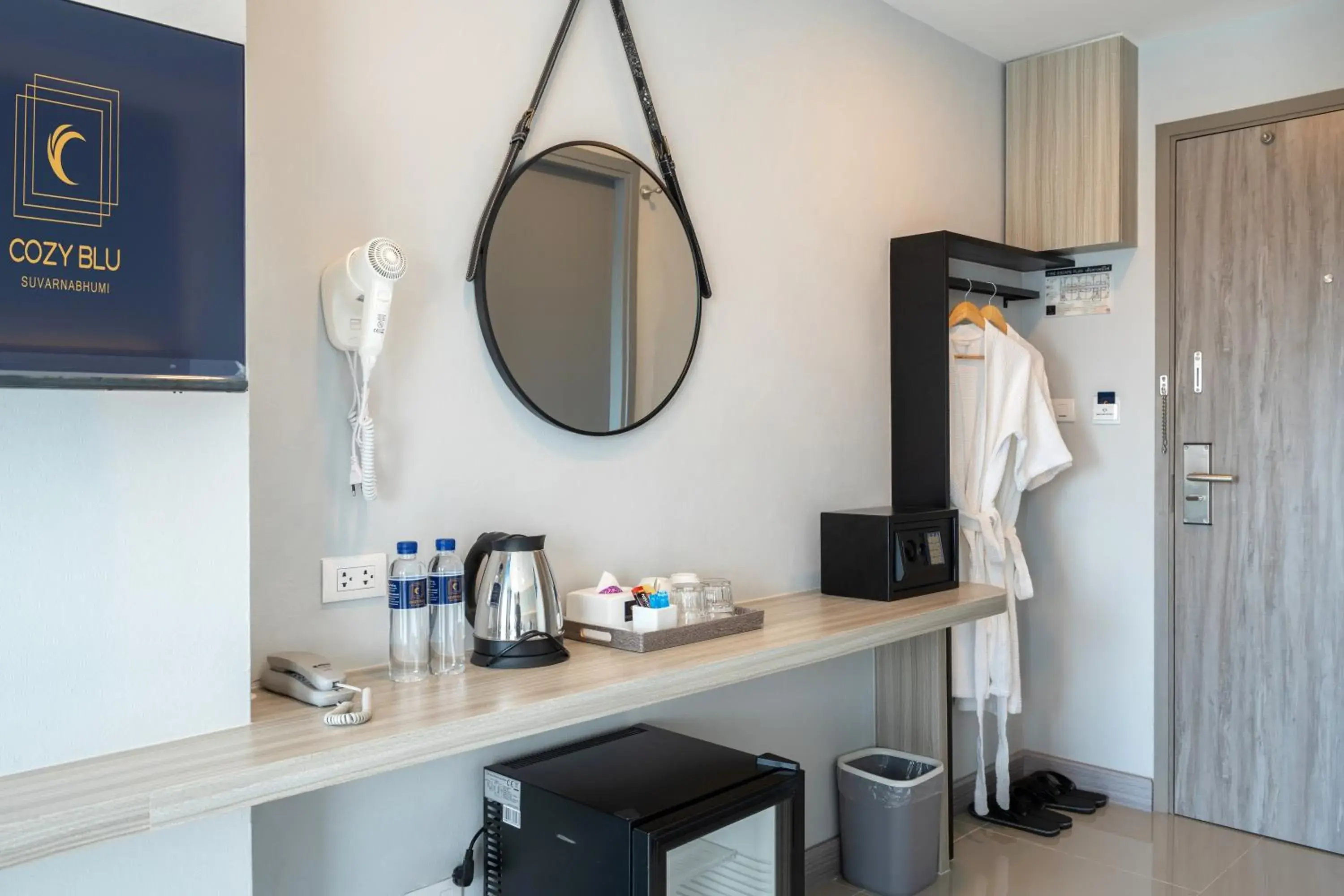 Deluxe Twin Room in Cozy Blu Suvarnabhumi Deluxe Twin Room in Cozy Blu Suvarnabhumi