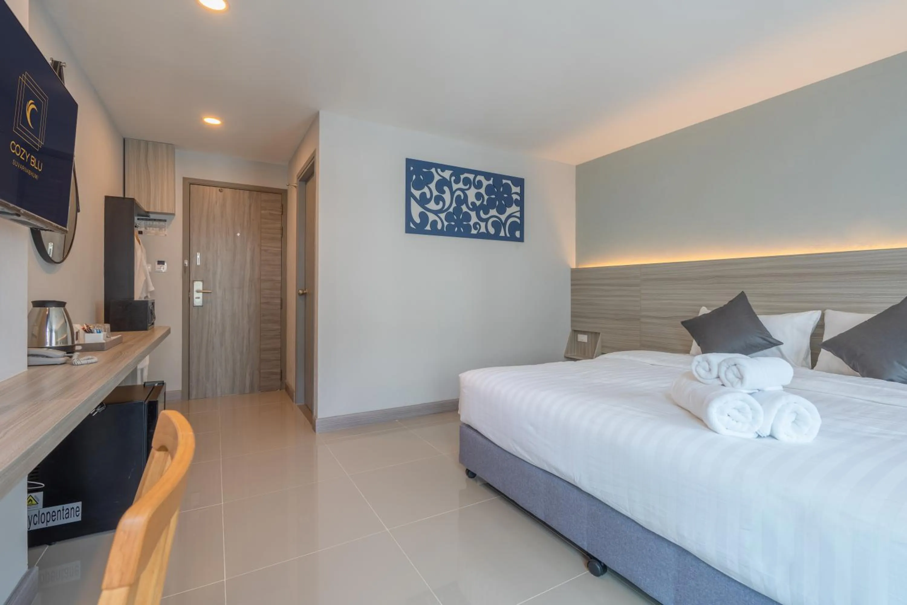 Bedroom, Bed in Cozy Blu Suvarnabhumi