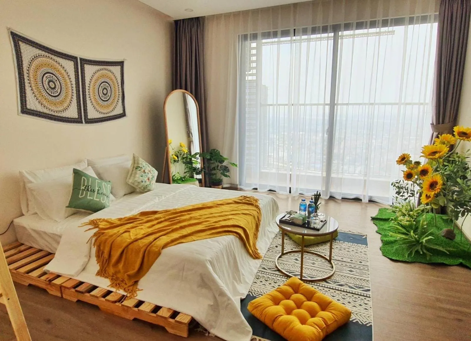 Bedroom, Bed in Capsule Ecopark