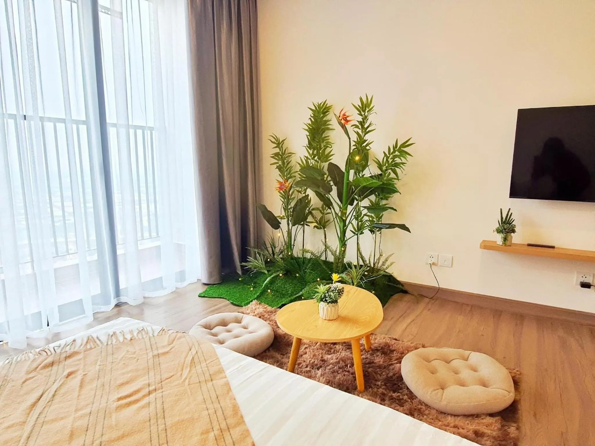 Communal lounge/ TV room, Bed in Capsule Ecopark