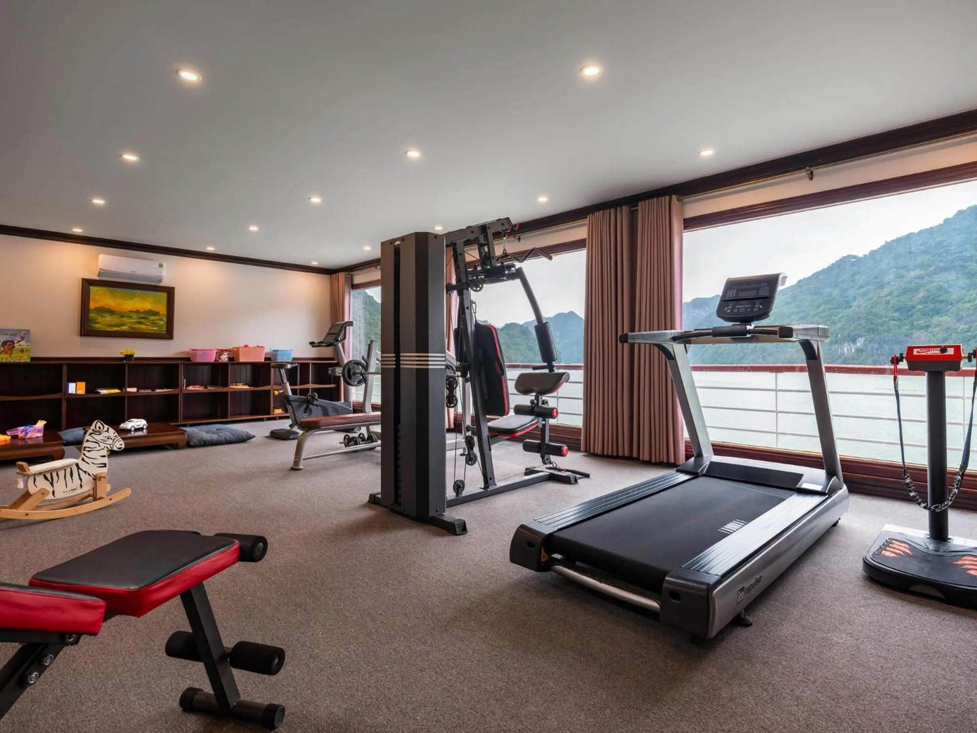 Fitness centre/facilities in Aqua Of The Seas Cruise Halong by AHG