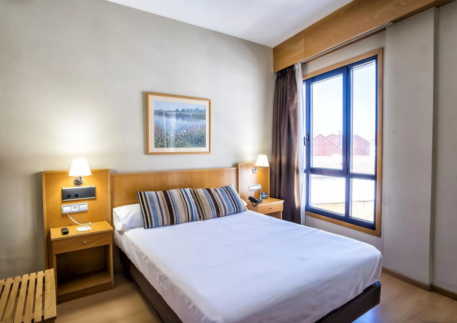 Bed in Hotel Alda Castelao