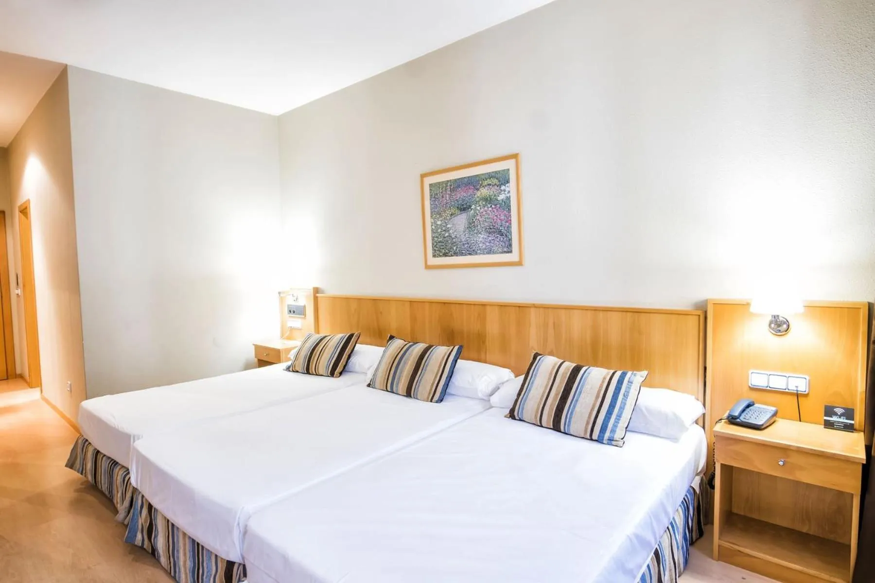 Bed in Hotel Alda Castelao