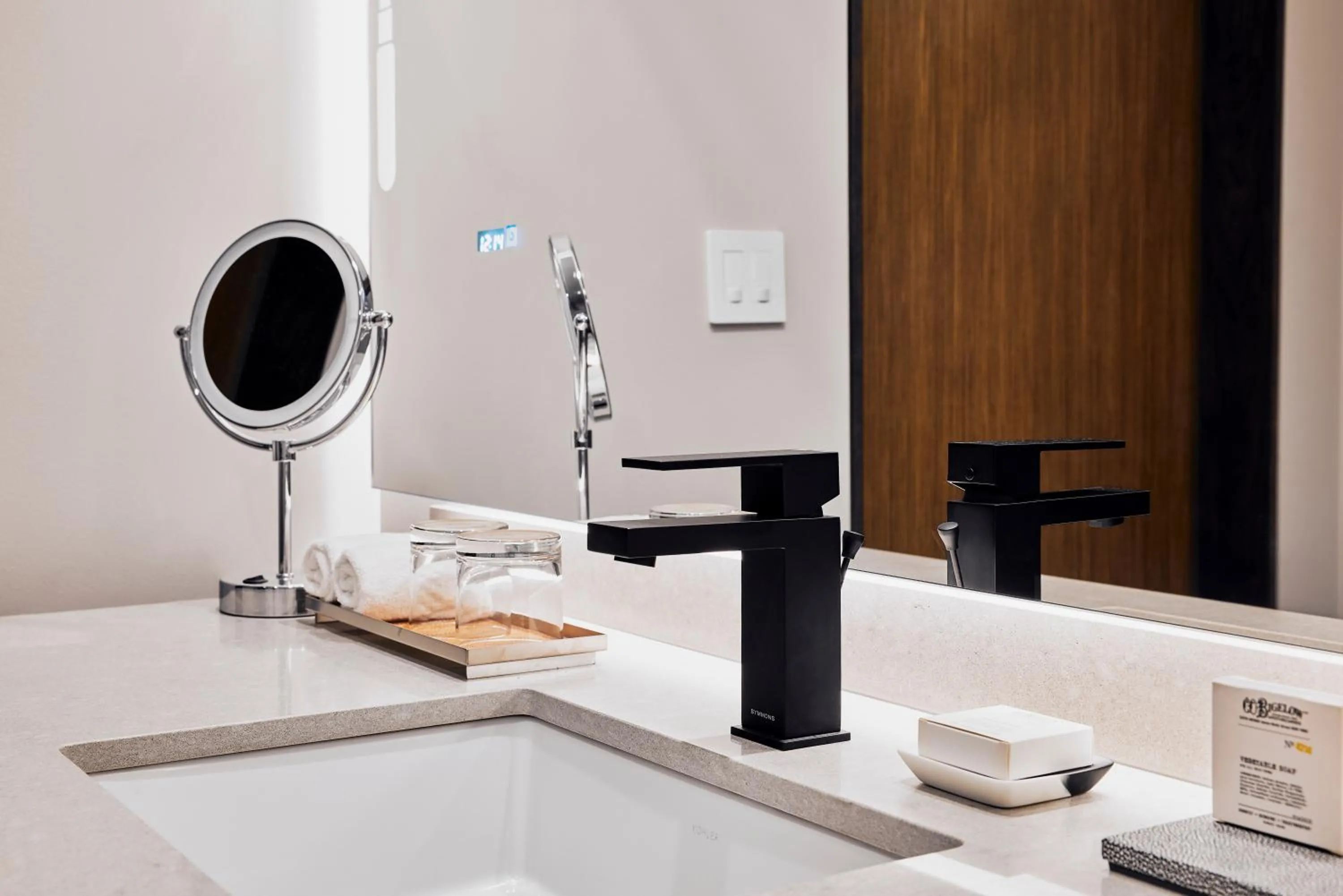 Bathroom in The Godfrey Detroit, Curio Collection By Hilton