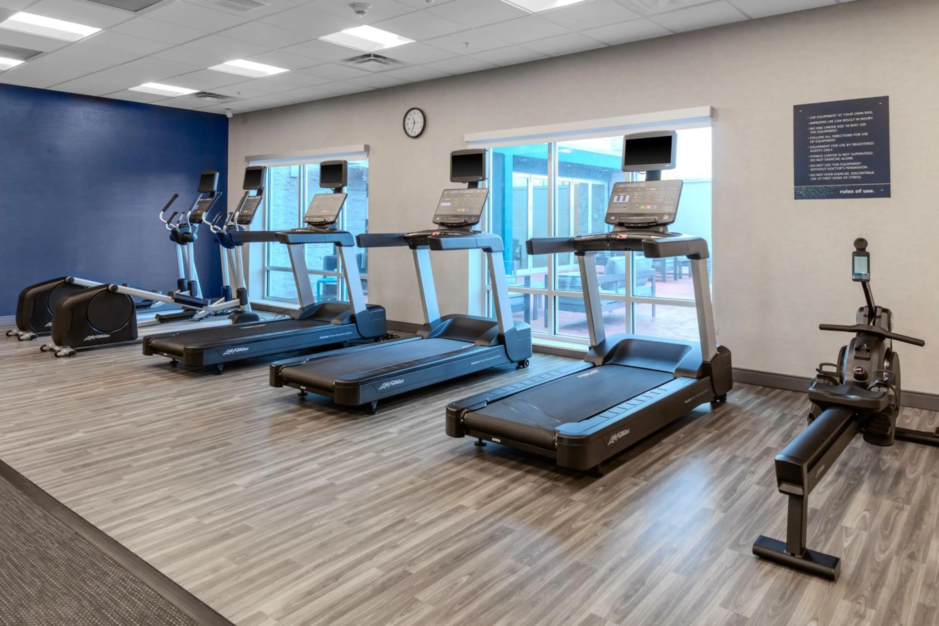 Fitness centre/facilities in Hampton Inn & Suites Indianapolis West Speedway