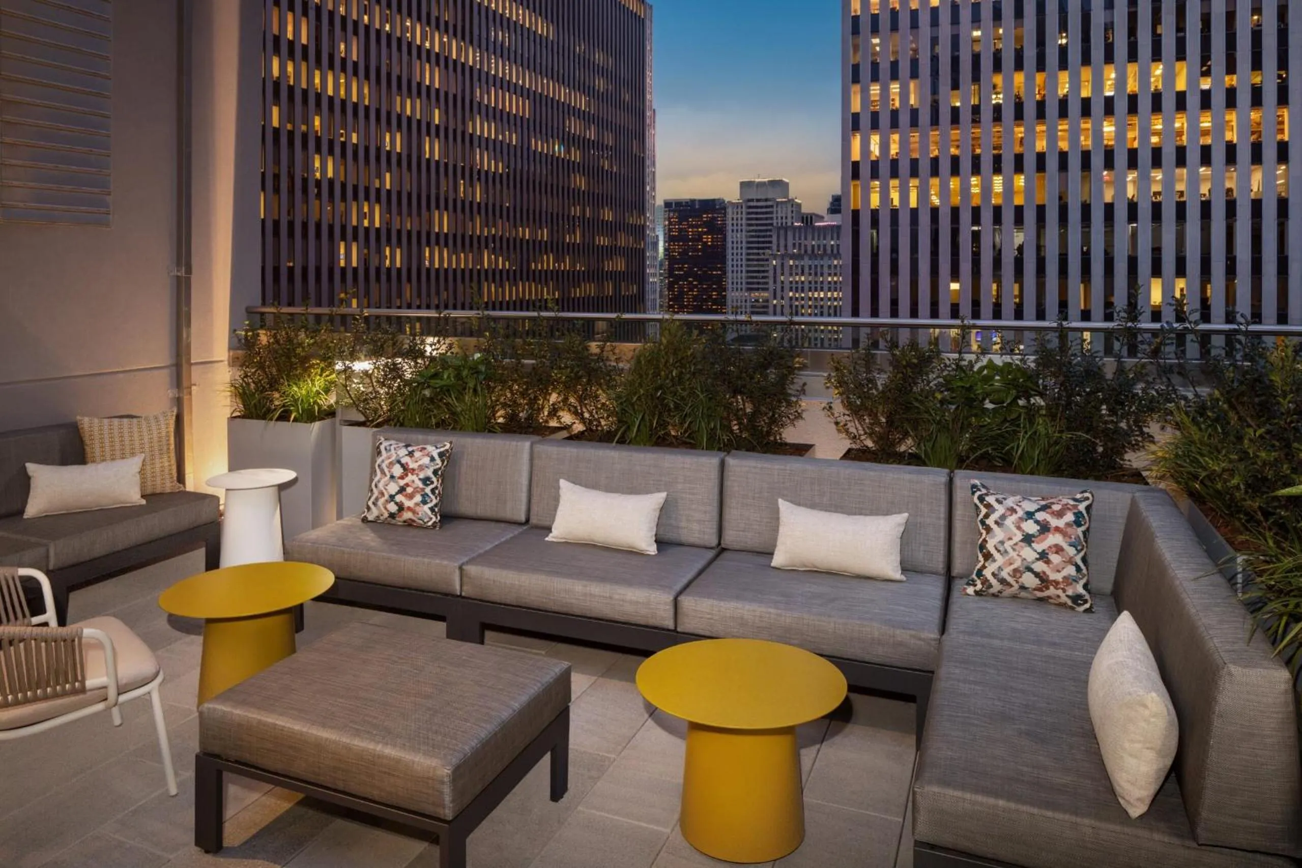Patio in Home2 Suites By Hilton New York Times Square