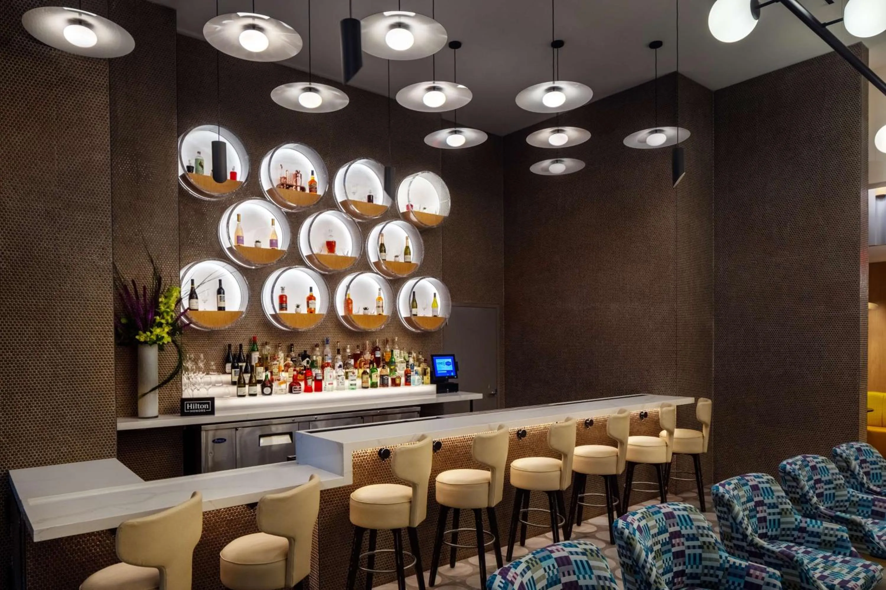 Lounge or bar in Hampton Inn by Hilton New York Times Square