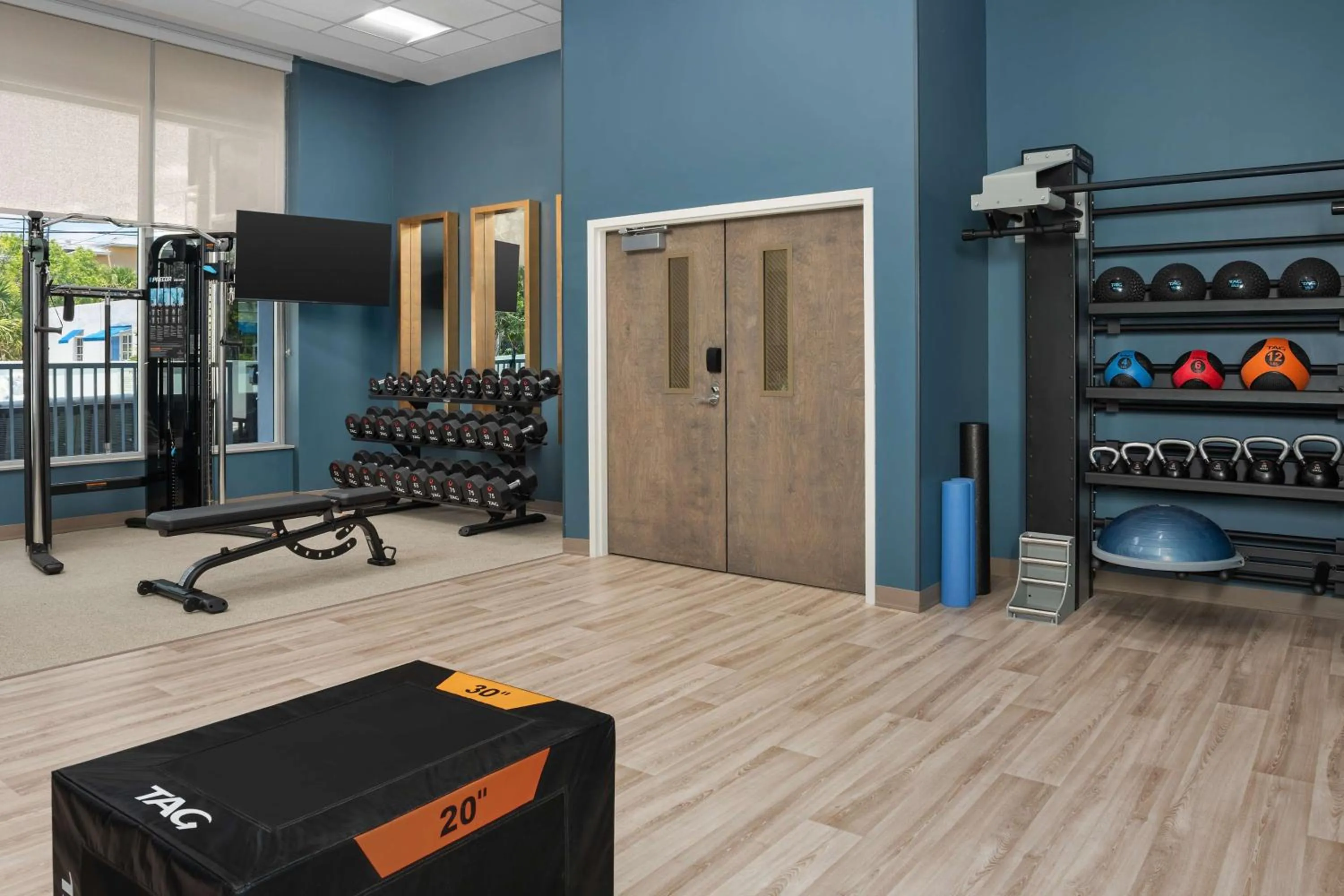 Fitness centre/facilities in Hampton Inn Delray Beach