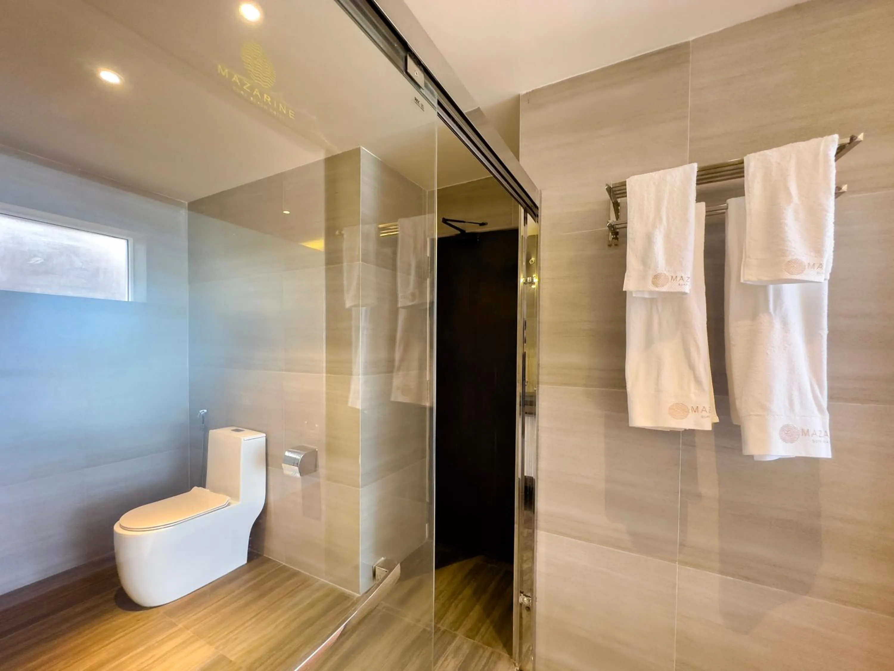 Bathroom in Mazarine Surf Suites Hiriketiya