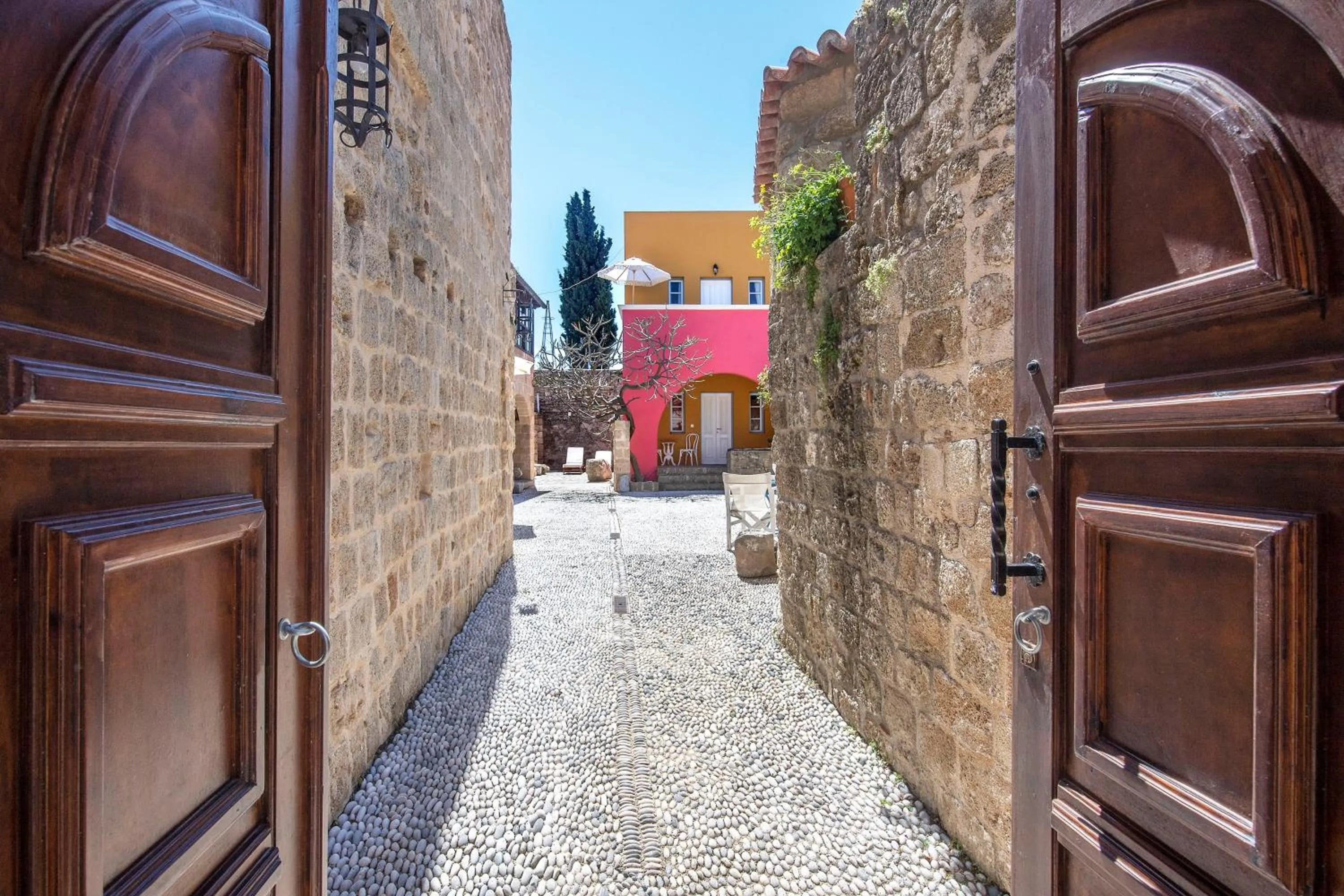 Street view in Saint Artemios Boutique Hotel