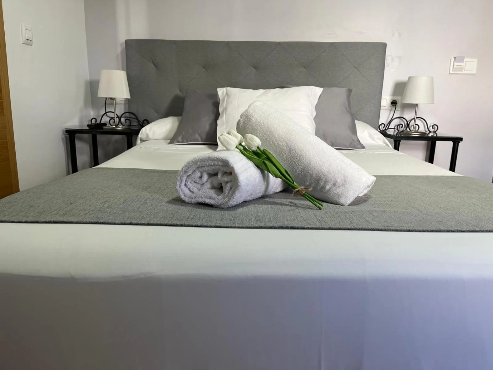 Bed in Hospedería Luis de Góngora