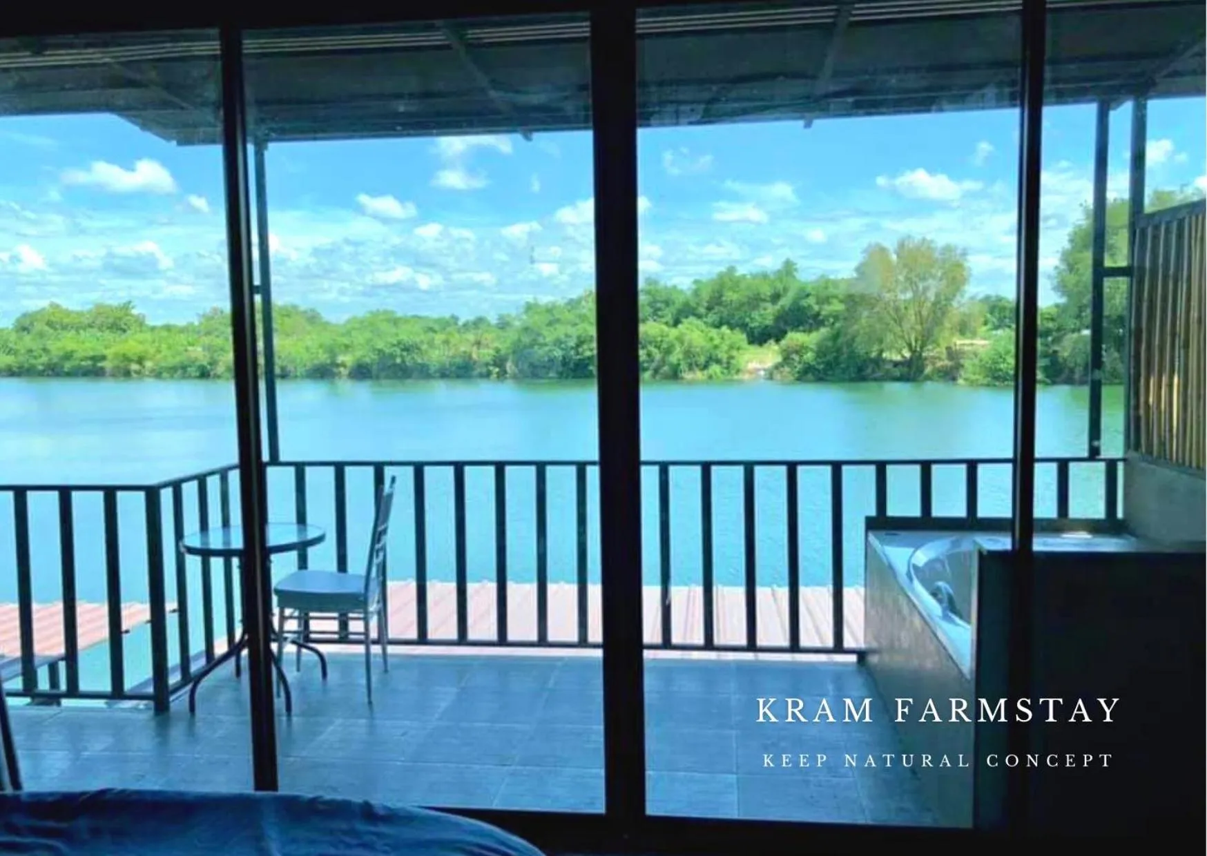 Patio in Kram Farmstay