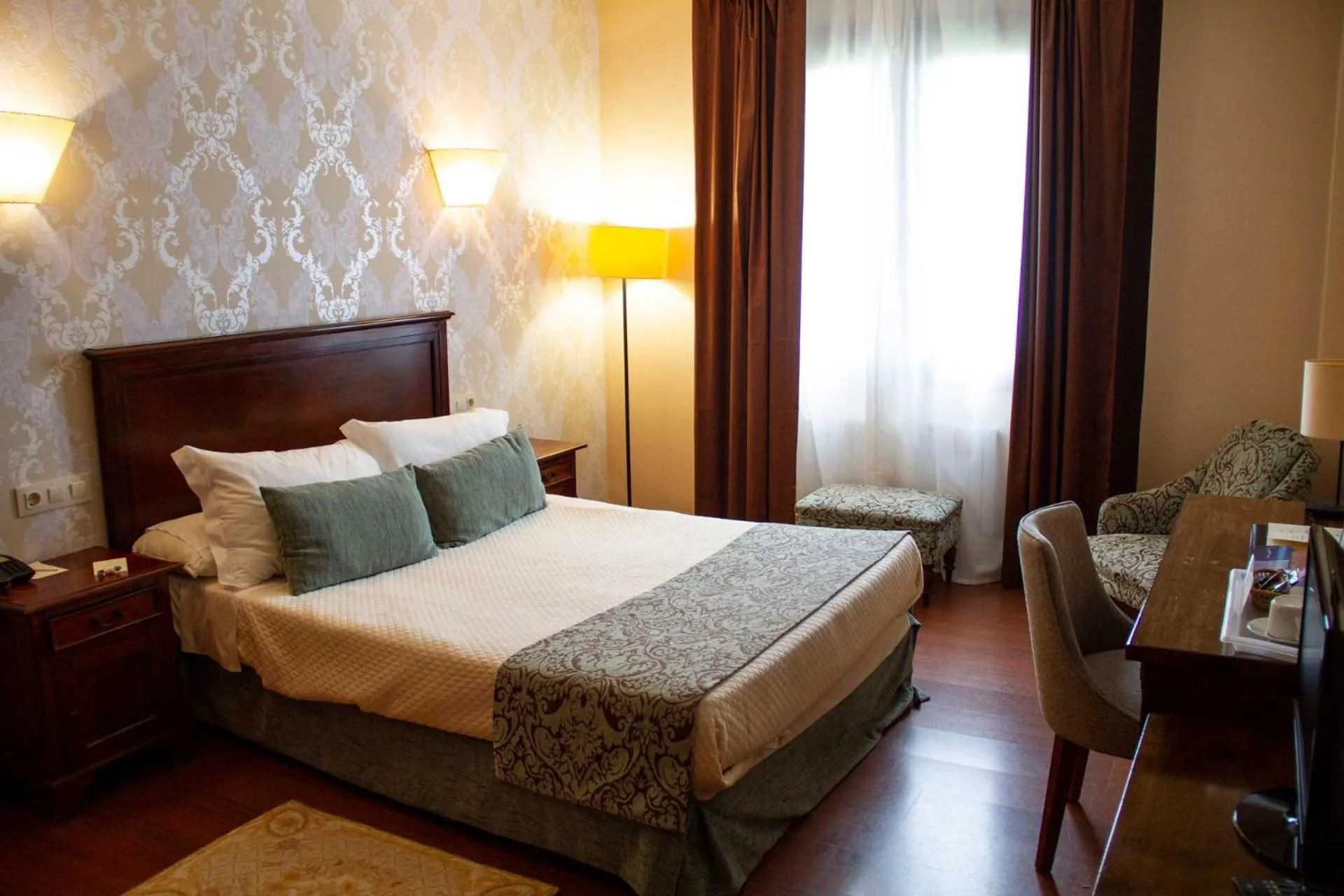 Bed in Hotel Pazo O Rial