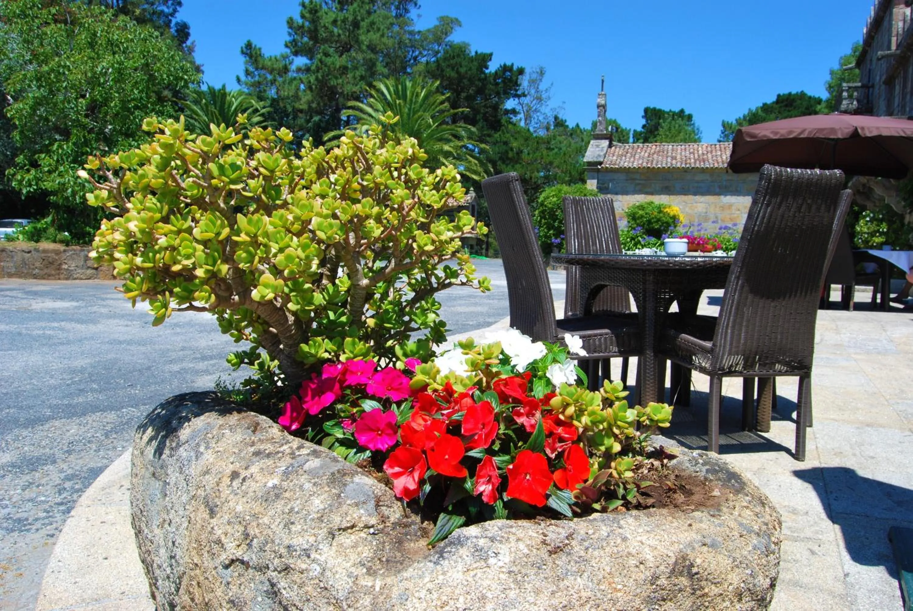 Patio in Hotel Pazo O Rial