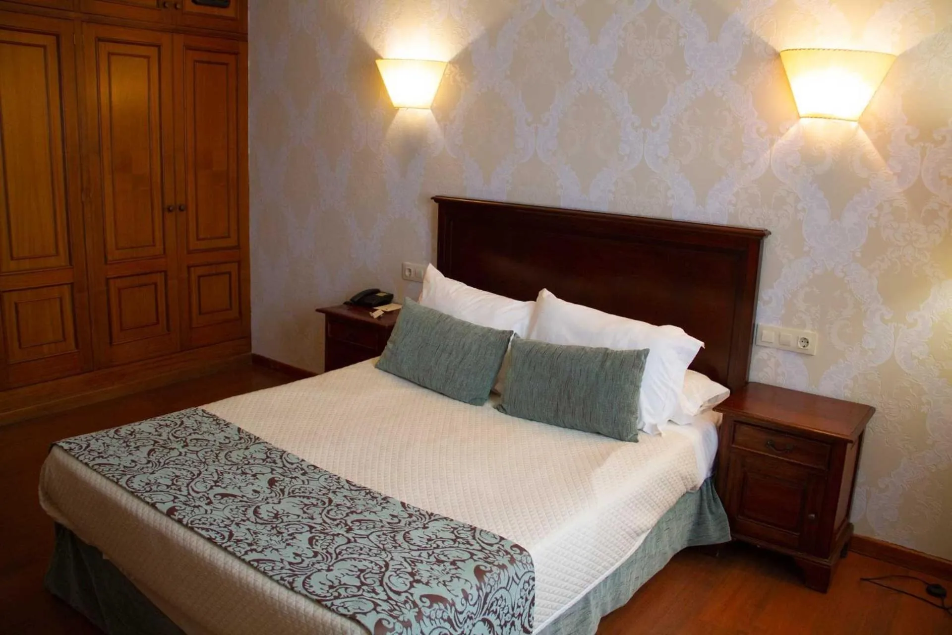Bedroom, Bed in Hotel Pazo O Rial
