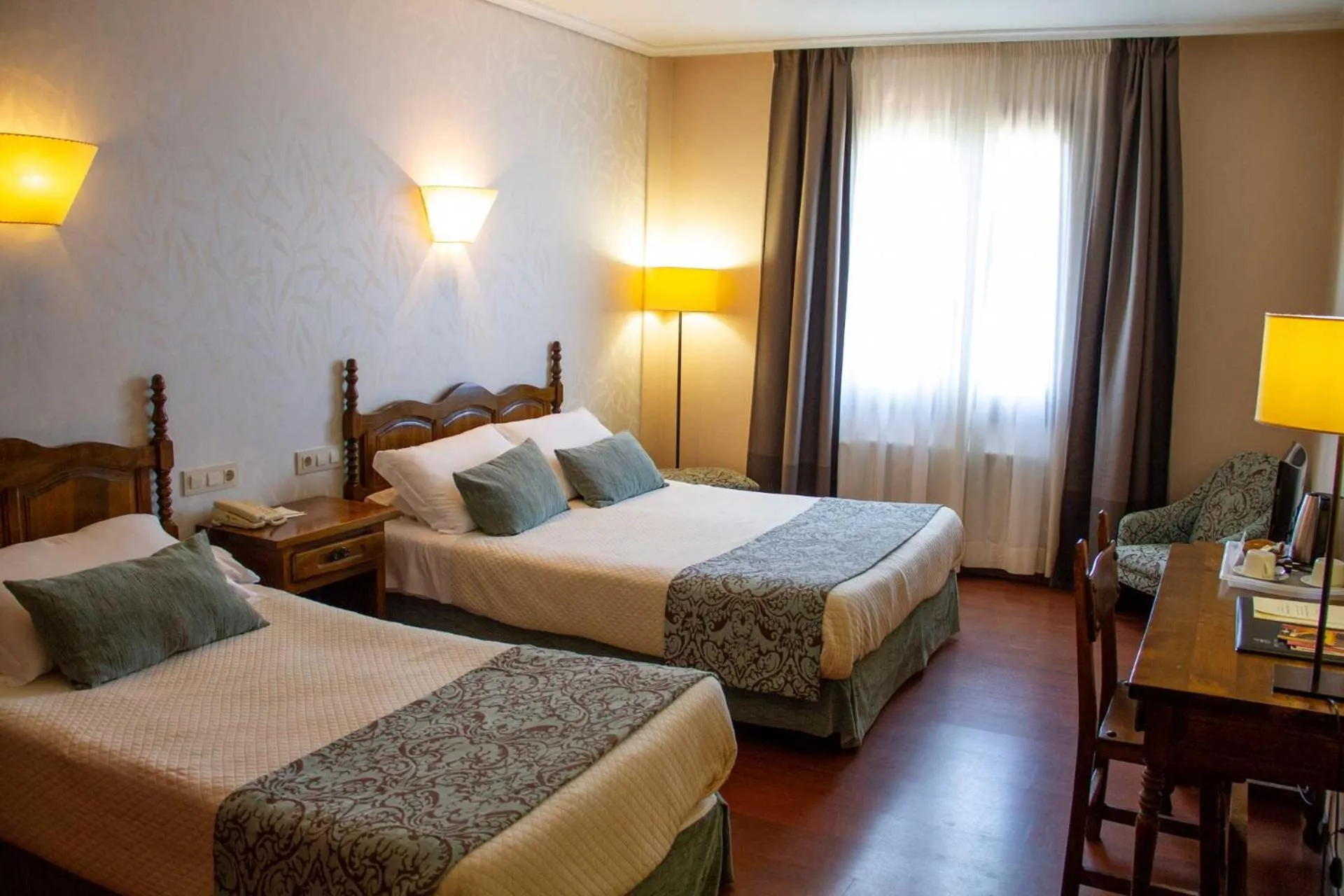 Bed in Hotel Pazo O Rial