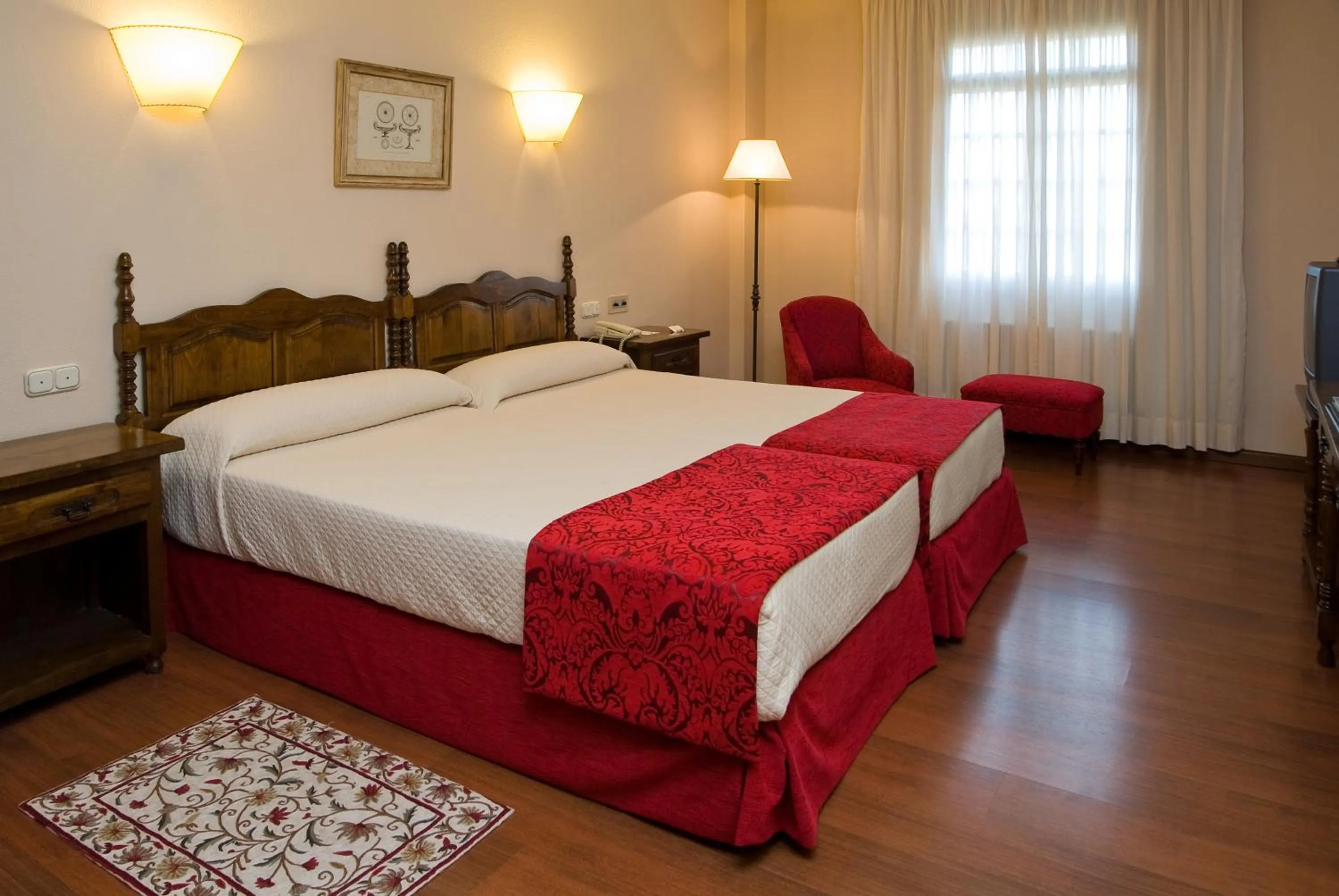 Bed in Hotel Pazo O Rial