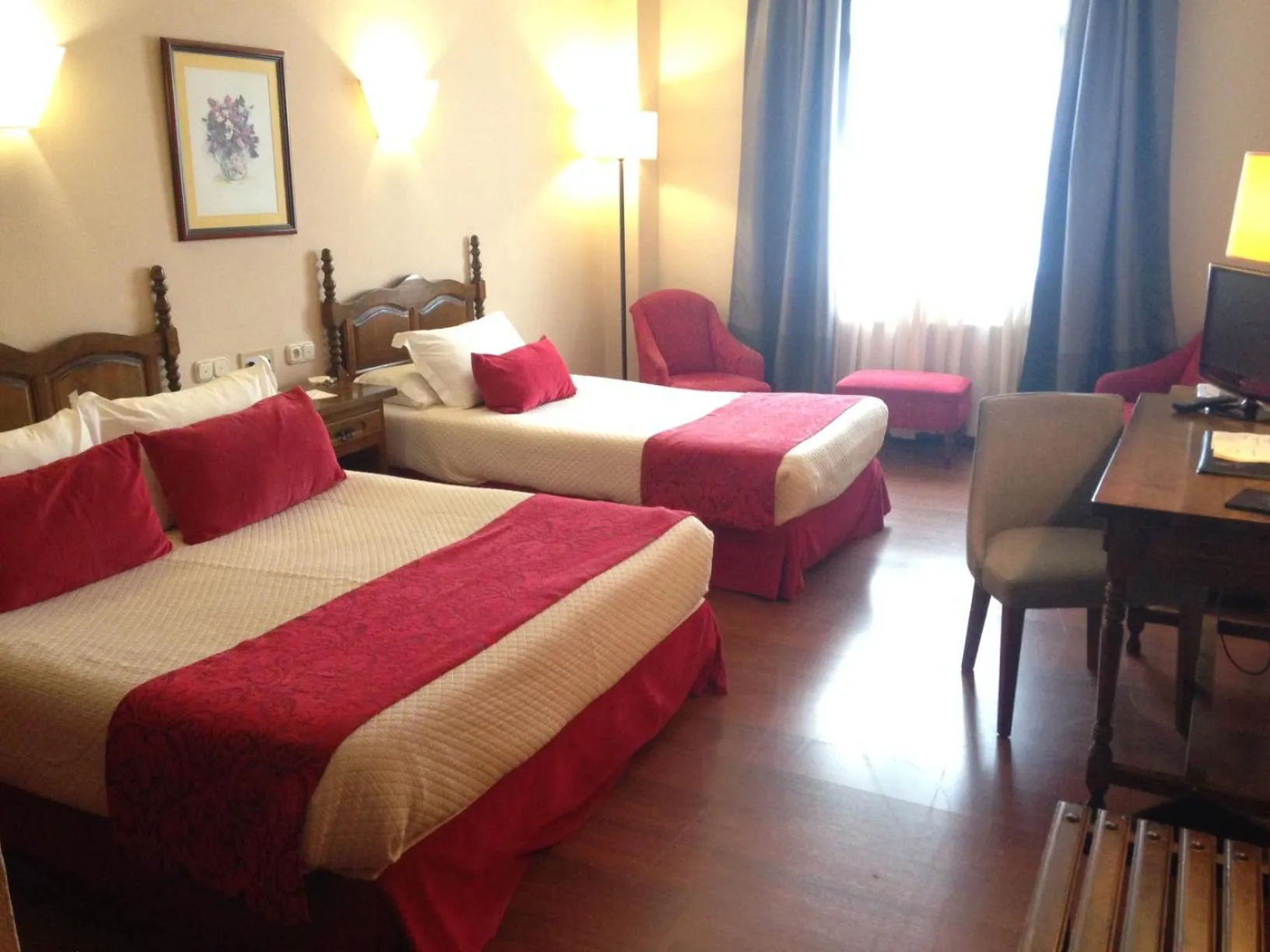 Bed in Hotel Pazo O Rial