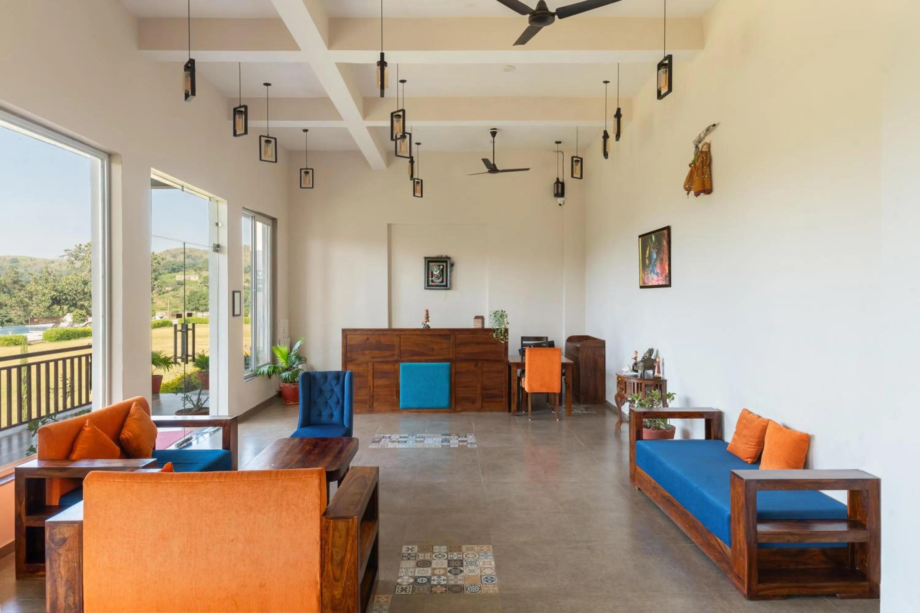 Lobby or reception in Kumbhal Exotica Resort Kumbhalgarh