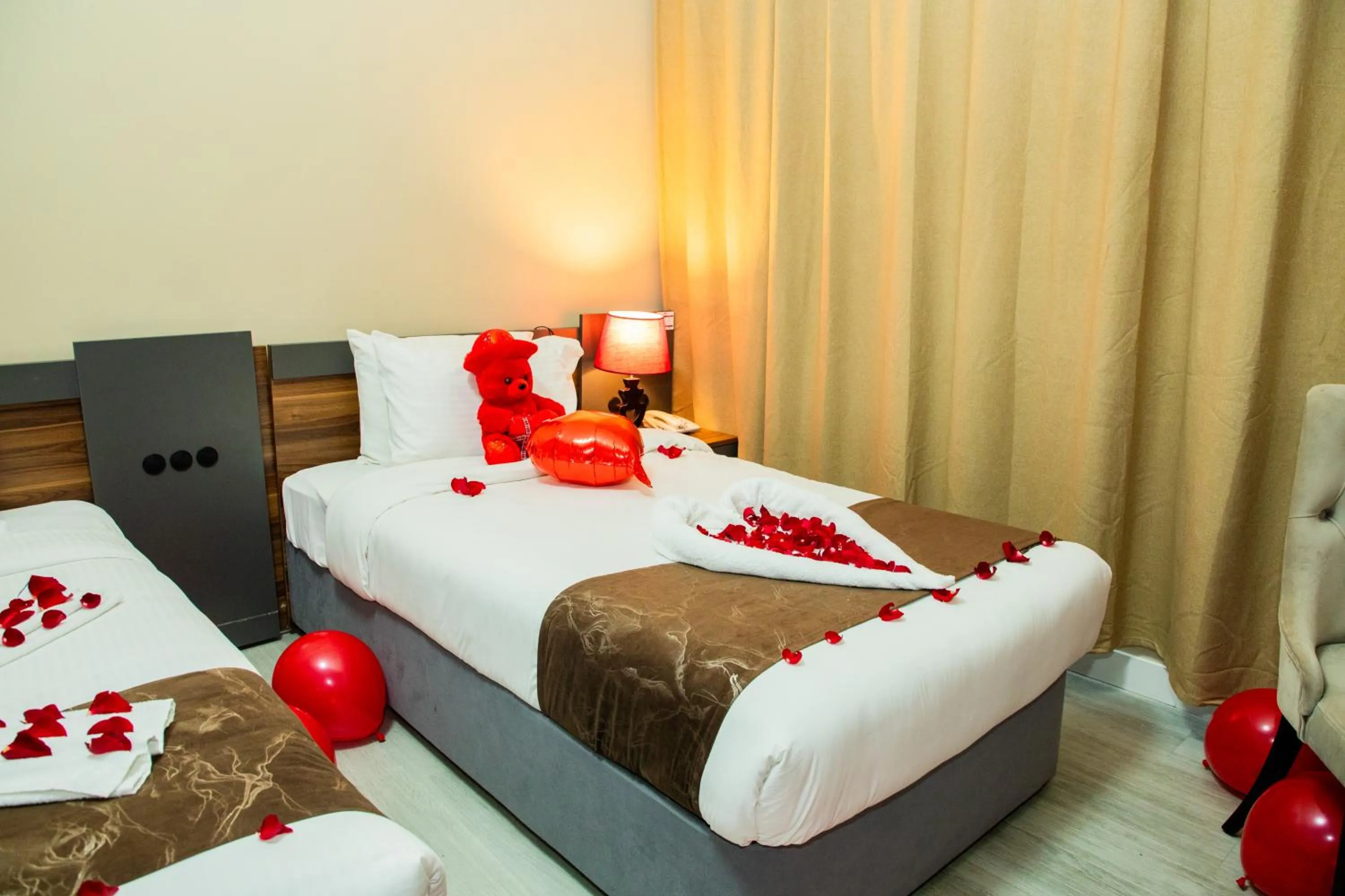 Decorative detail, Bed in The Saj Hotel