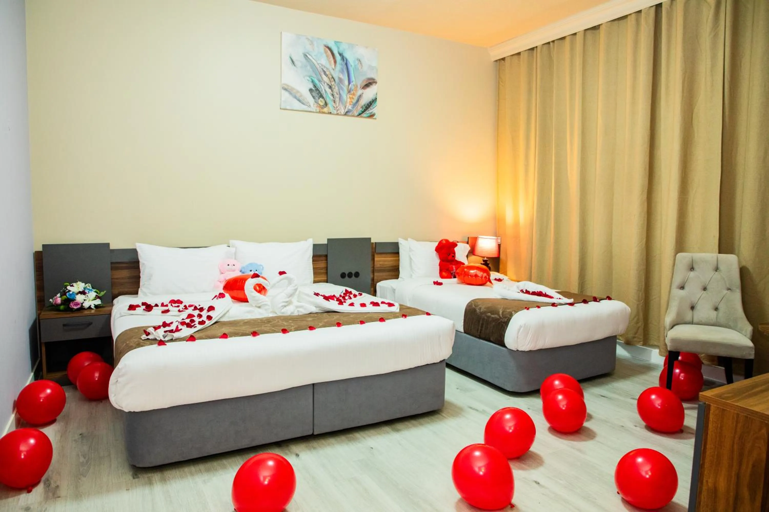 Decorative detail, Bed in The Saj Hotel