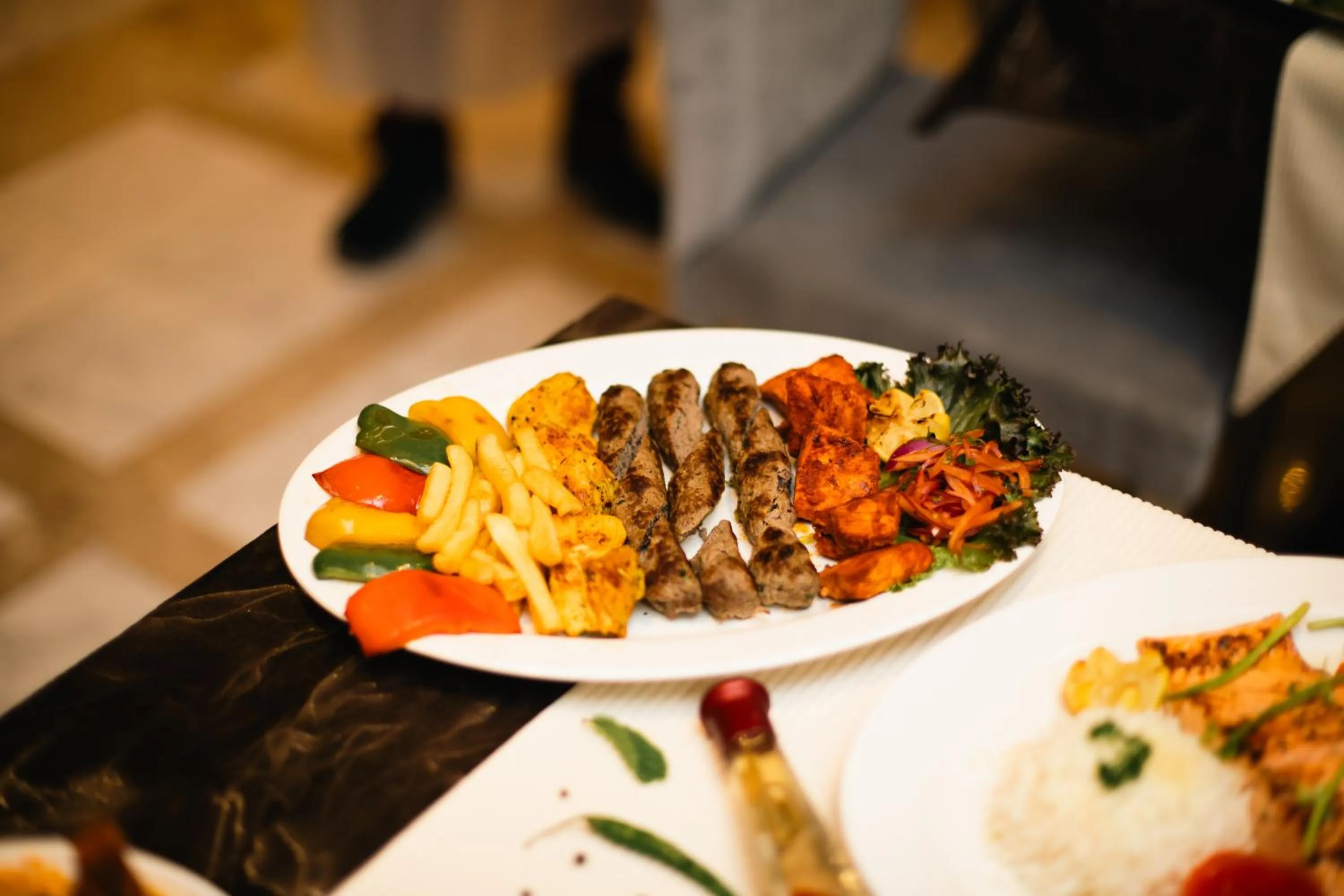 Food close-up in The Saj Hotel