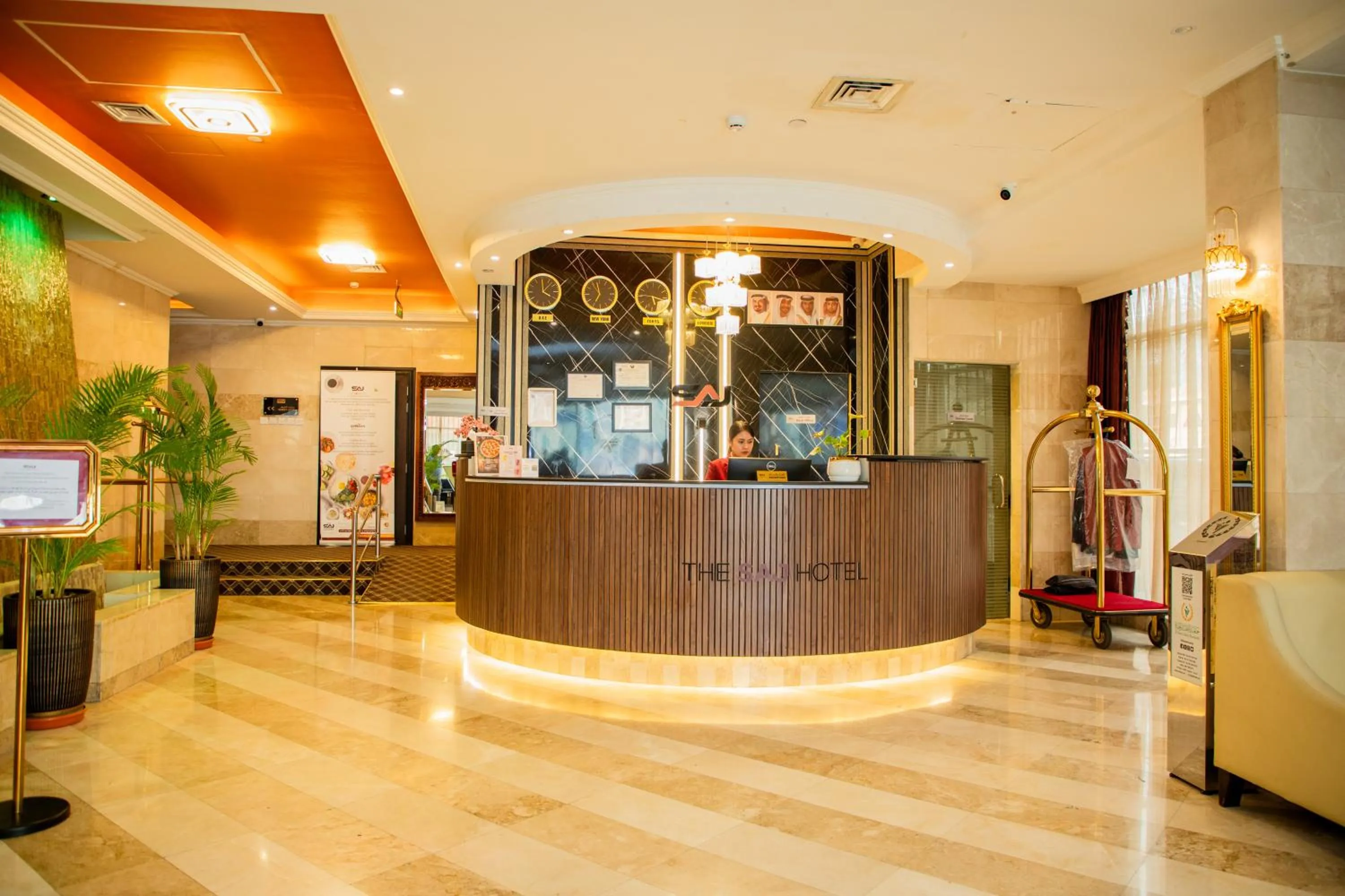 Lobby or reception in The Saj Hotel