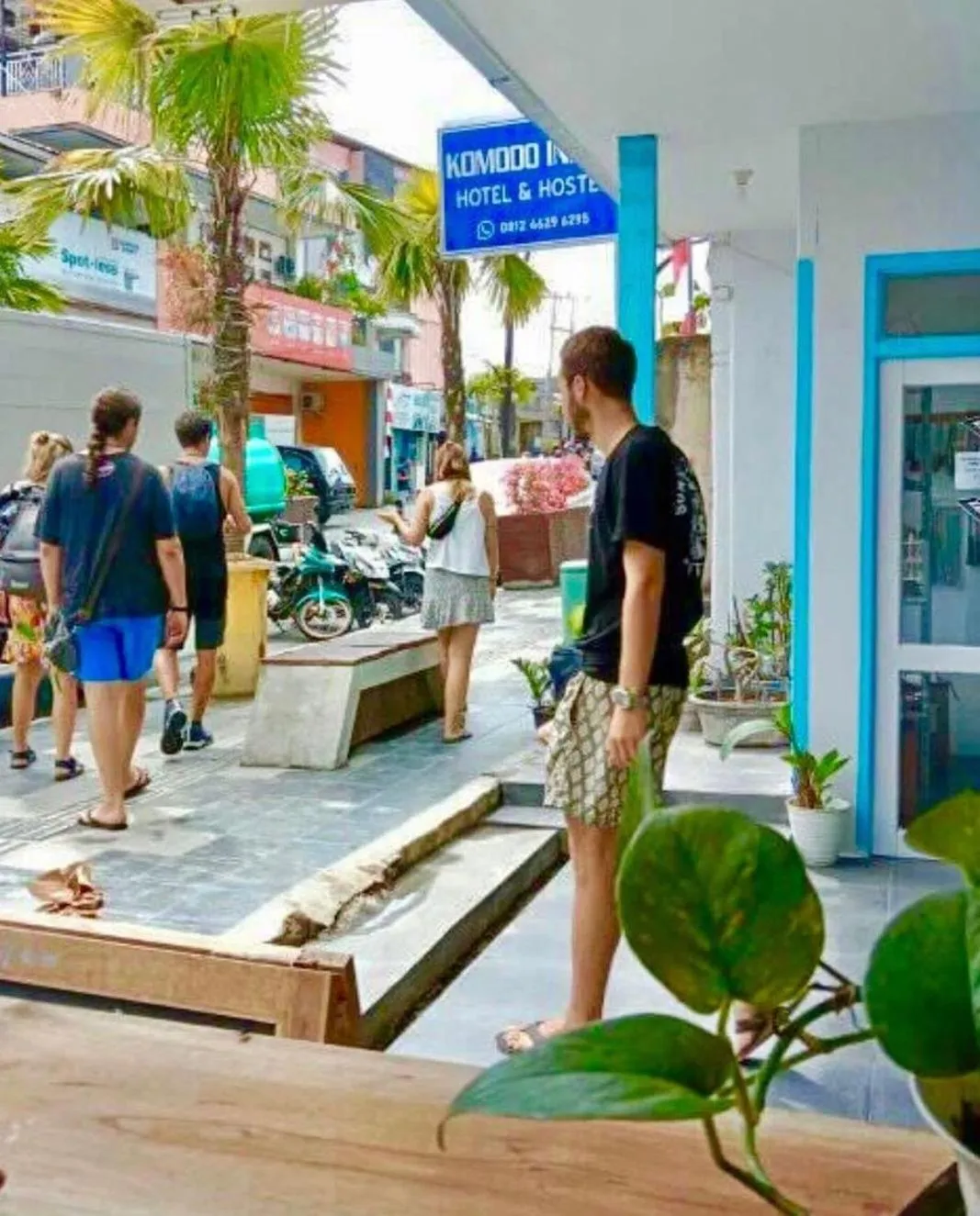 Street view in Komodo Indah Hotel