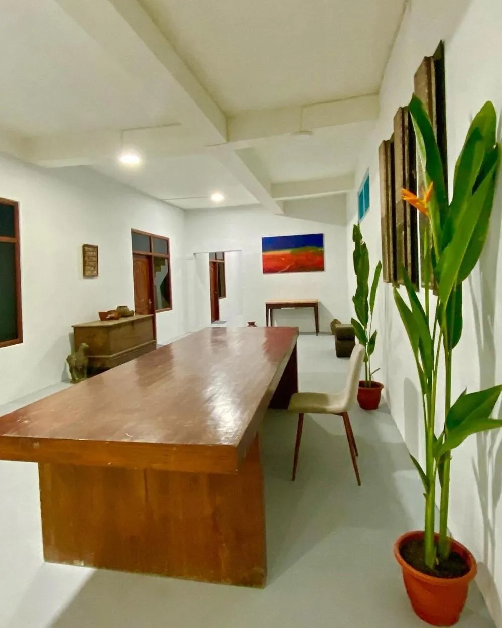 Dining area in Komodo Indah Hotel